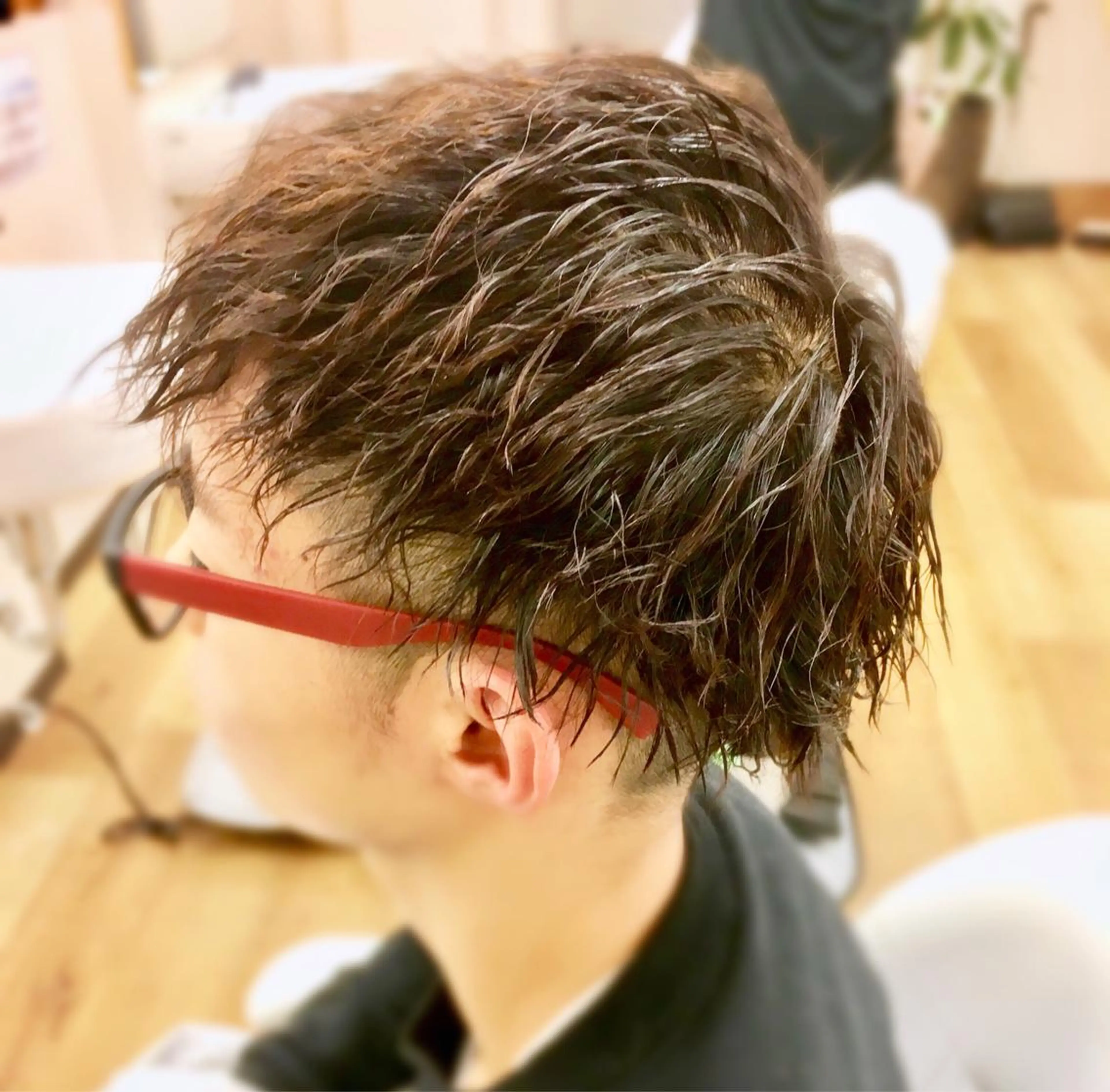 ショート パーマ メンズ メンズパーマ メンズツイストパーマ ツイストパーマ 前田賢生 ご新規様はNGのヘアスタイル