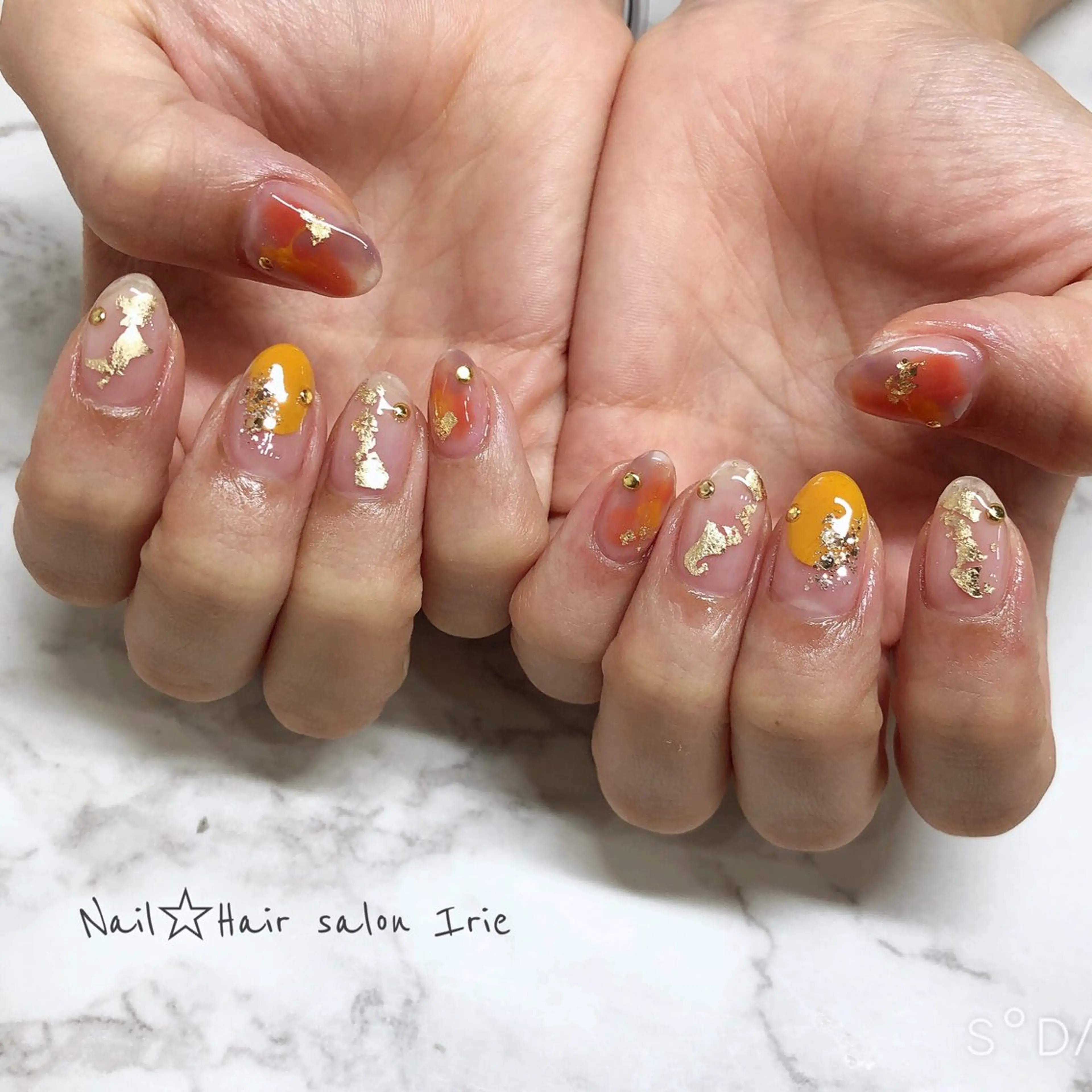 ネイル ハンドネイル Hair salon Irie所属・與儀 知佳のネイルデザイン