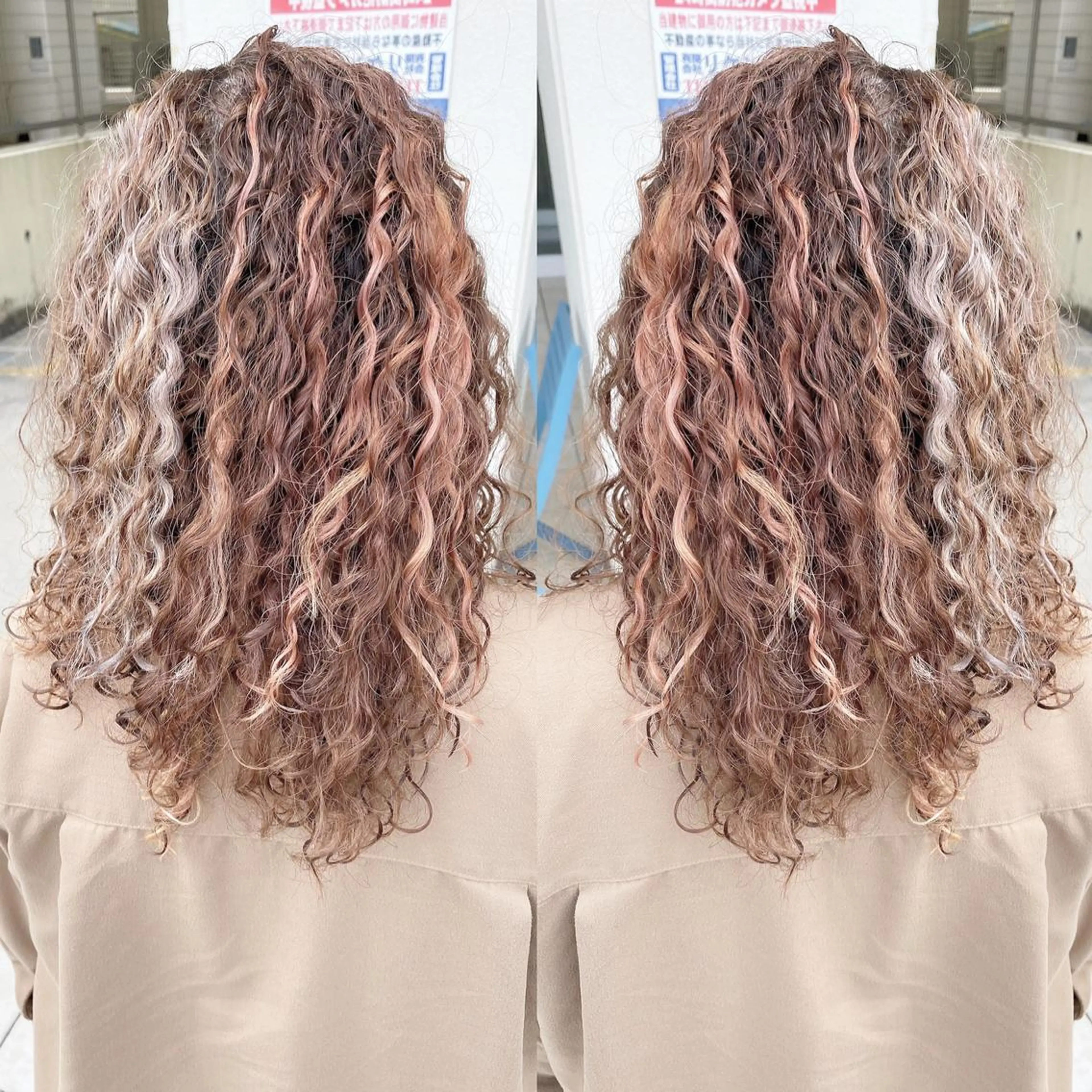 ミディアム パーマ ミディアムパーマ スパイラルパーマ grand juteのヘアスタイル