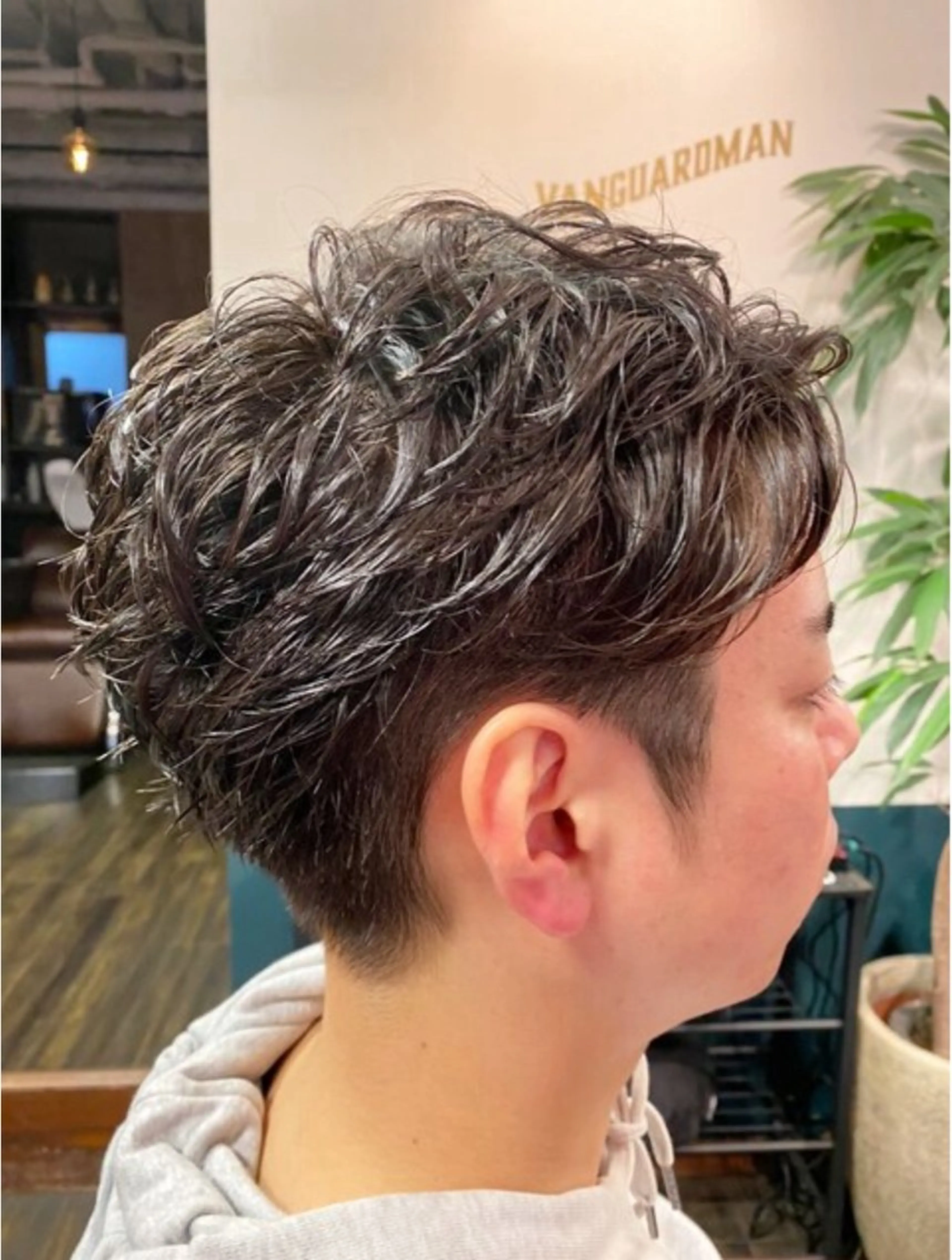 ショート パーマ メンズ 早稲田/メンズ専門 /フェード/葛西裕季のヘアスタイル