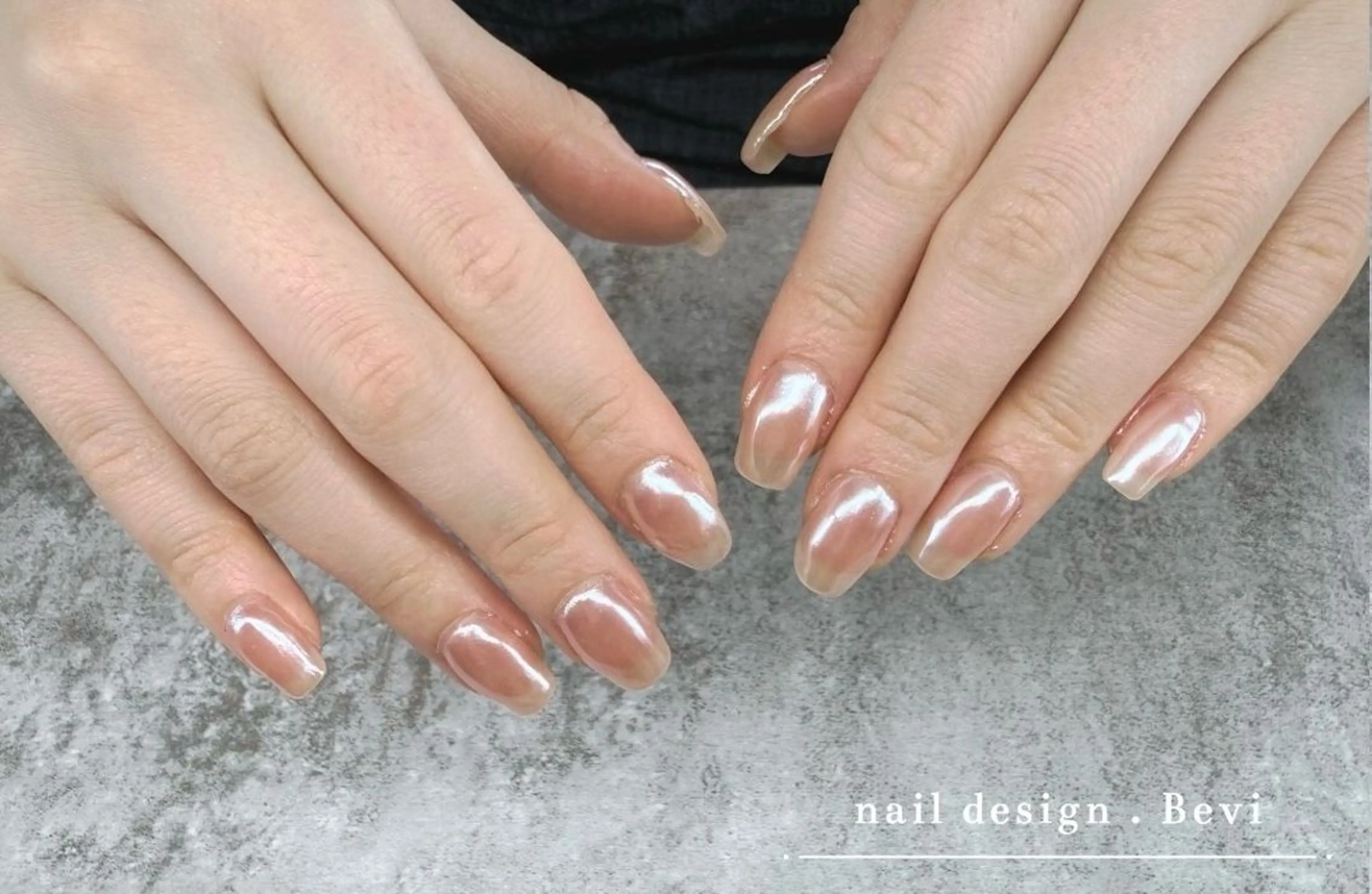 ネイル オーロラネイル クリアネイル フラッシュネイル フラッシュマグ フットネイル Bevi salonのその他イメージ