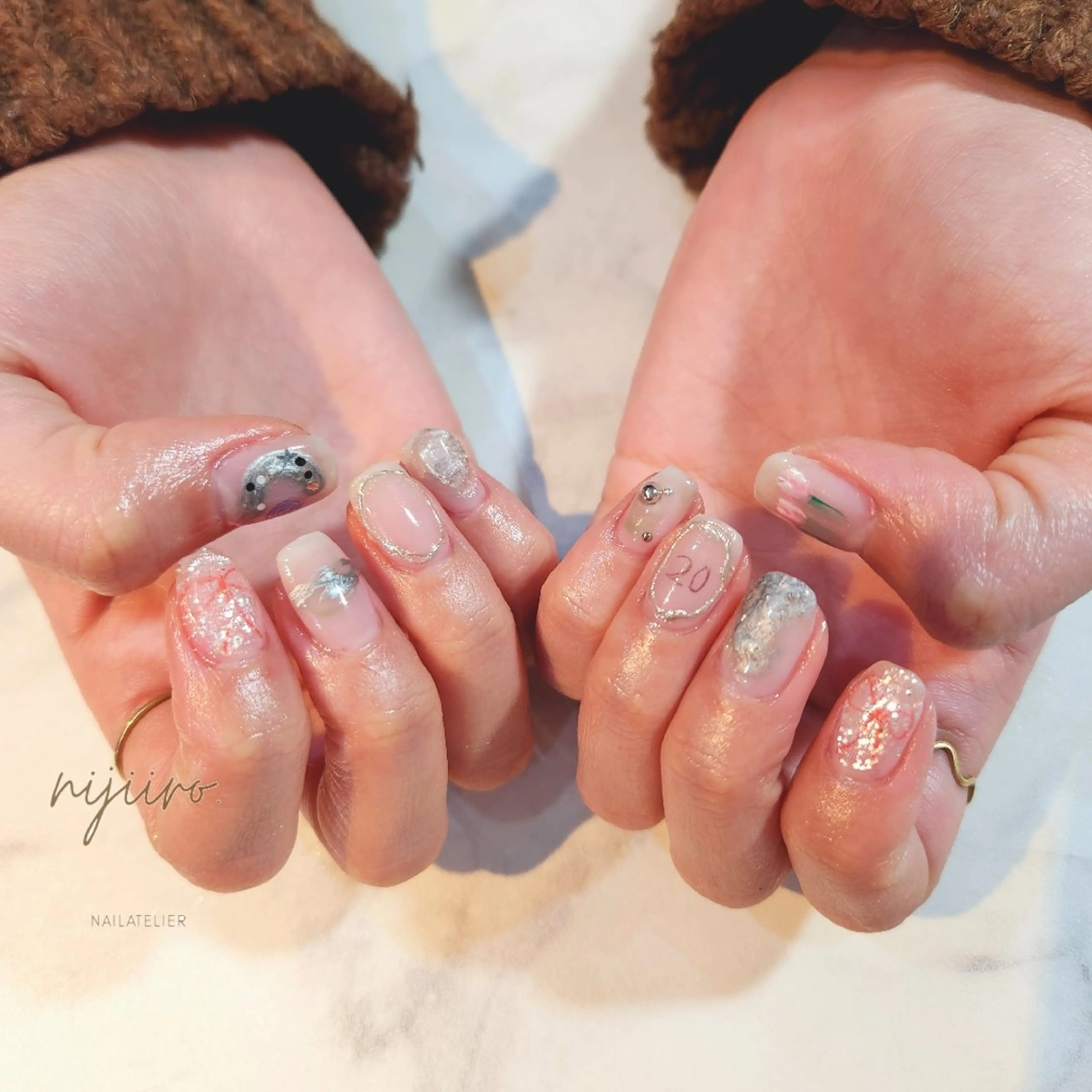 ネイル ハンドネイル nijiiro🌈 サトウのネイルデザイン