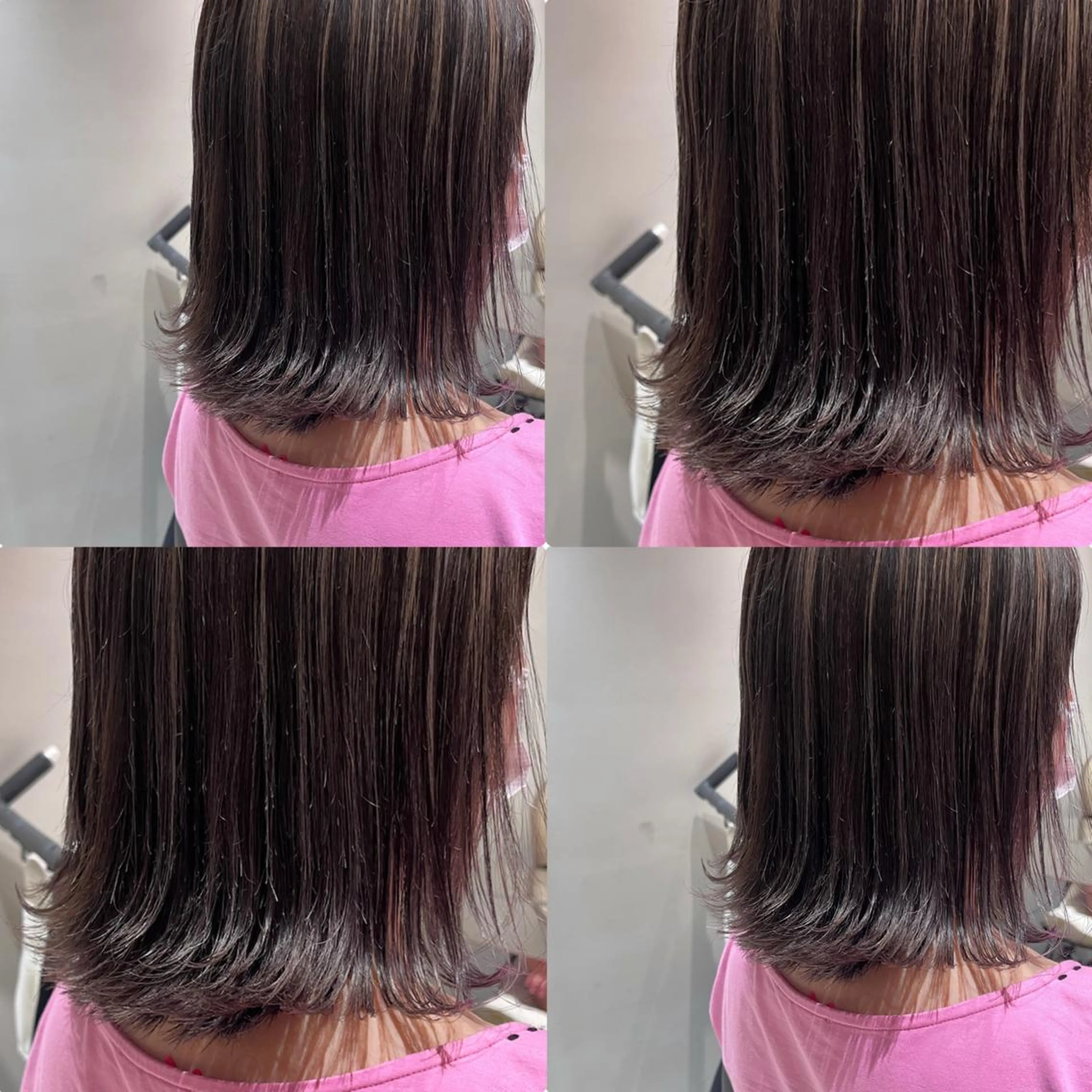 ミディアム カラー ベージュカラー ブリーチ ケアブリーチ デザインカラー グレージュ ヘアカラー トリートメント ヘッドスパ ヘアセット カジュアルを女っぽく 𝗮𝘆𝗮𝗰𝗼のヘアスタイル