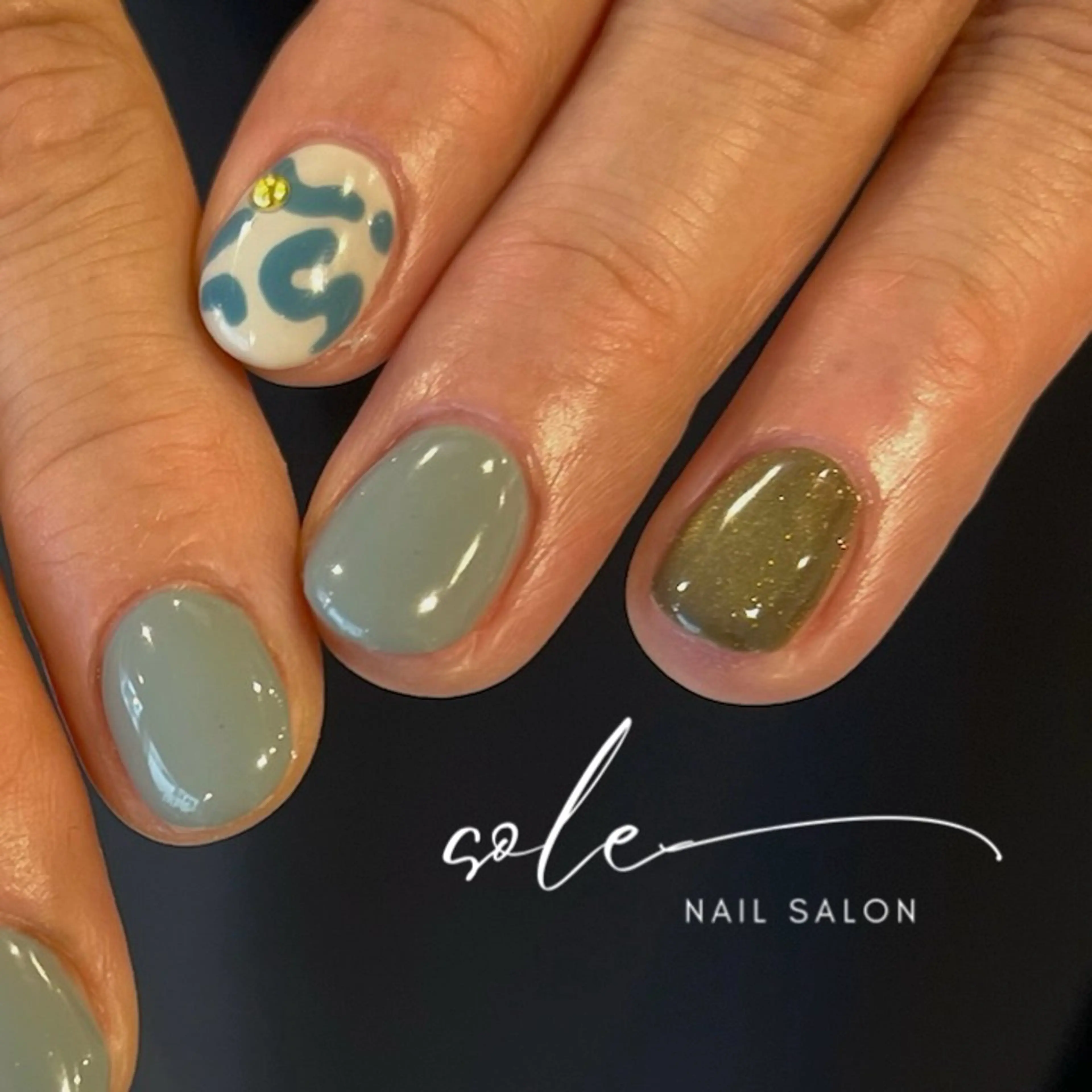 ネイル ワンカラーネイル ハンドネイル nail salon soleのネイルデザイン