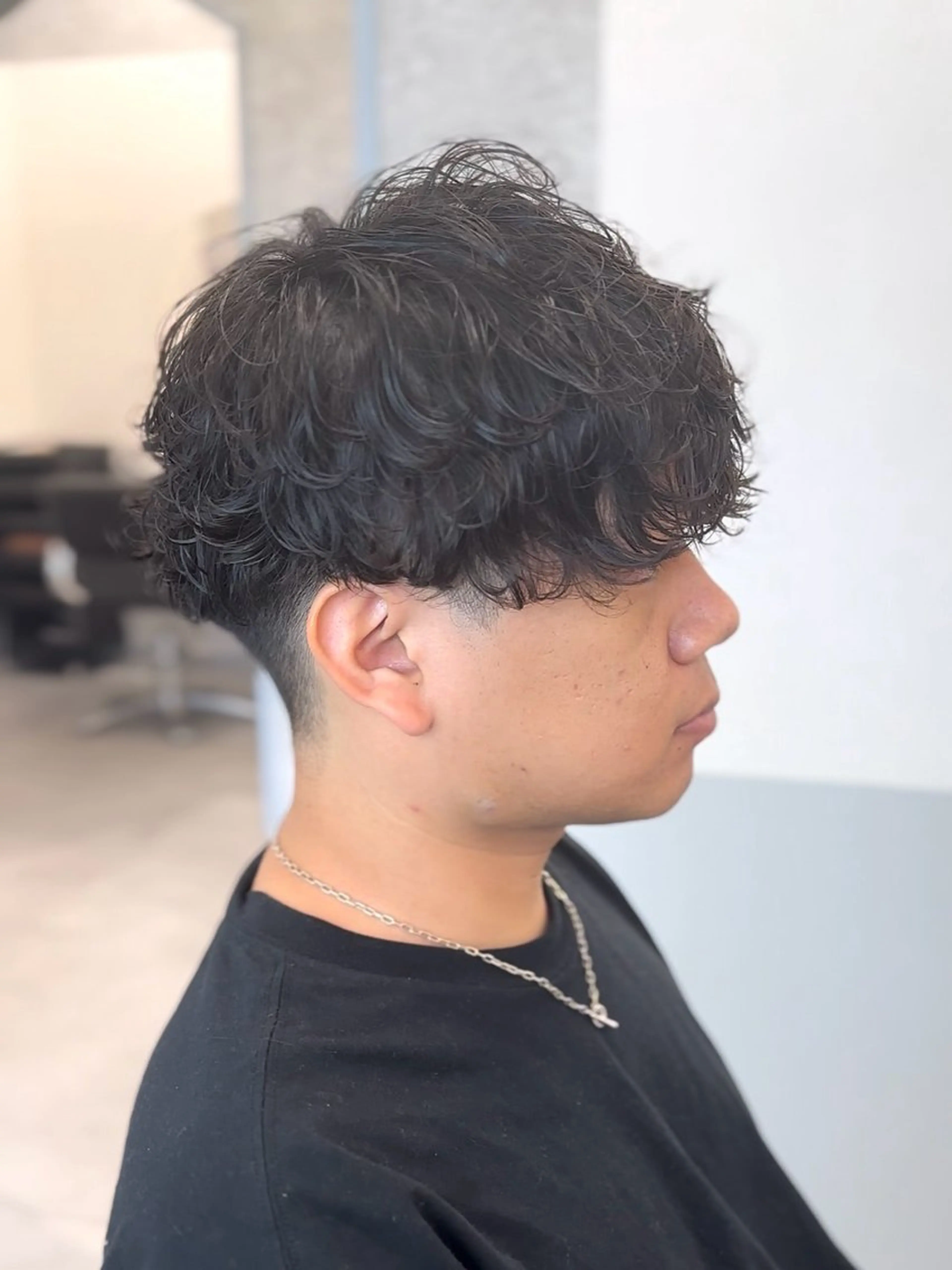 ショート パーマ メンズ カット パーマ トリートメント ヘッドスパ 【tocca茨木】 MOMOKAのヘアスタイル