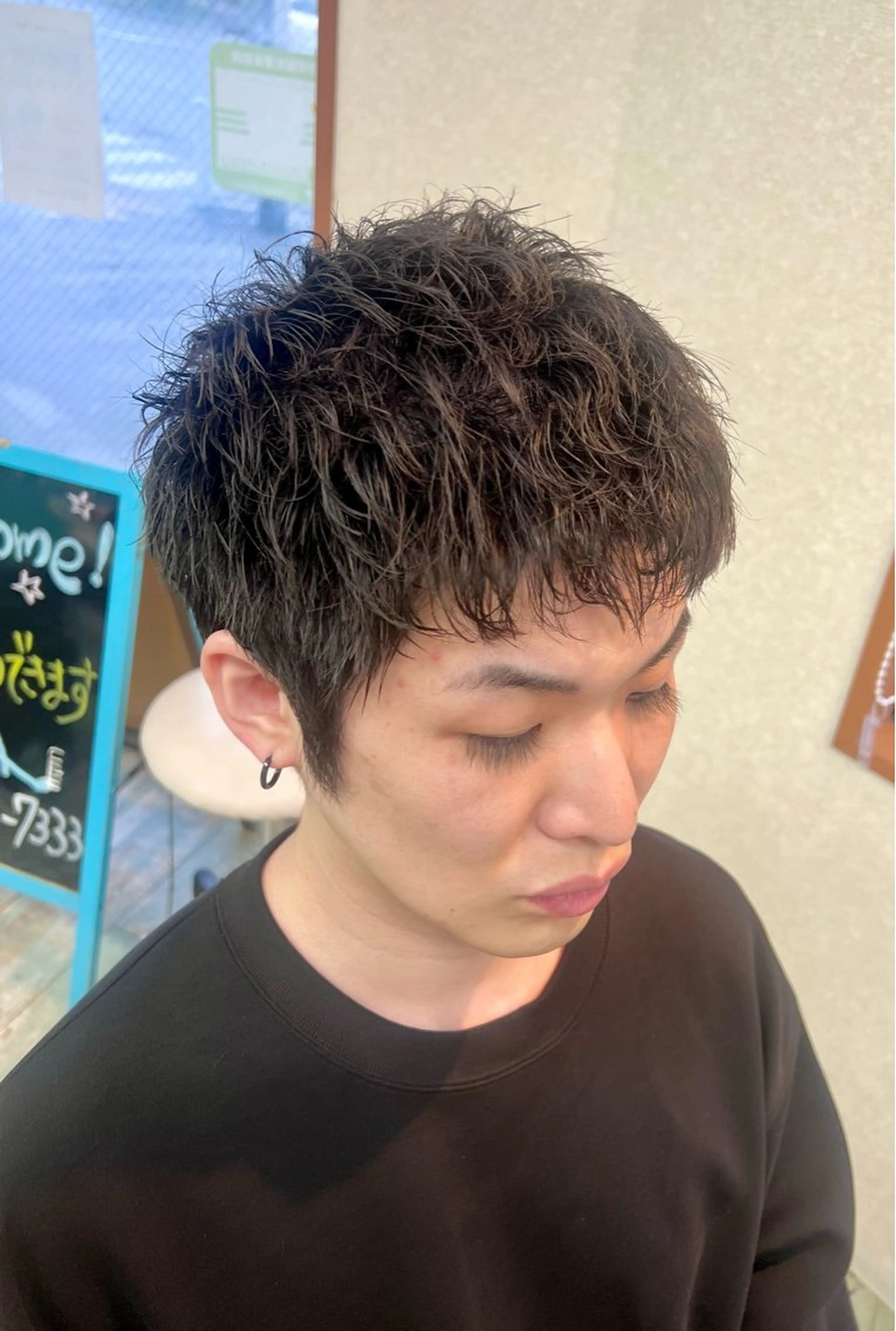 ショート カット パーマ Fun  hair make所属・田牧 みゆきのヘアスタイル