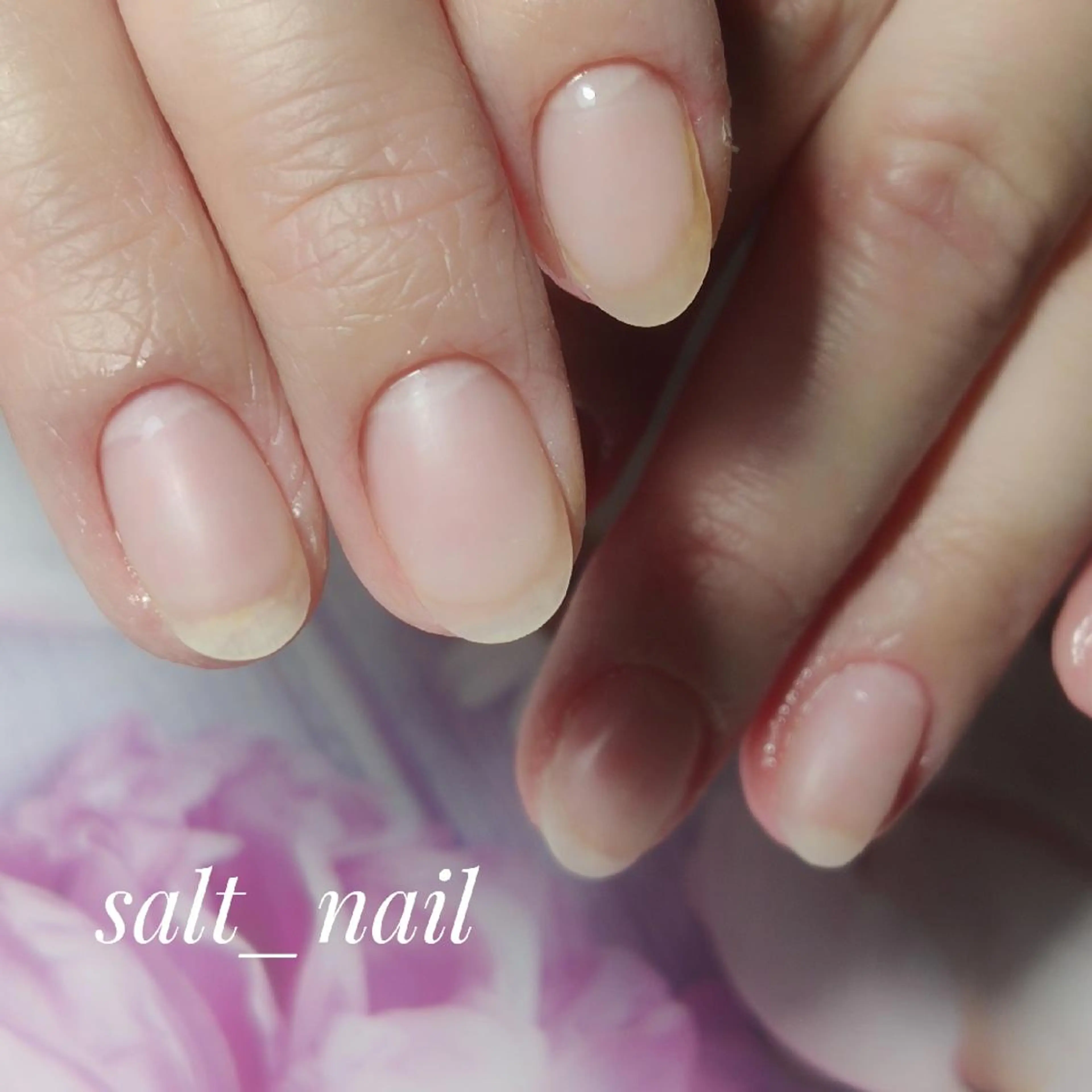 ネイル クリアネイル 個人サロン saltnailのネイルデザイン