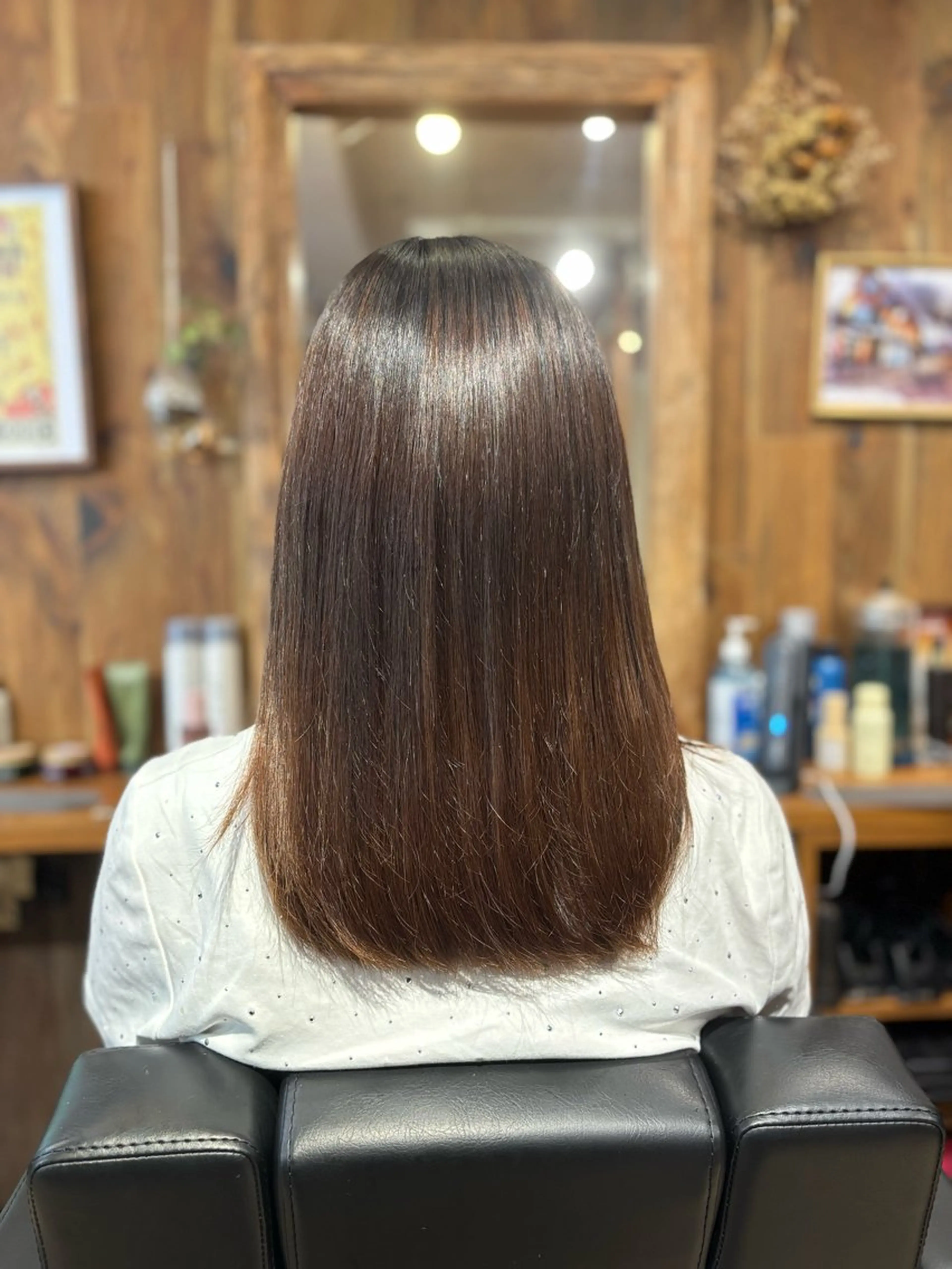 パーマ 縮毛矯正 多幸感×儚さ /代々木公園/リサのヘアスタイル