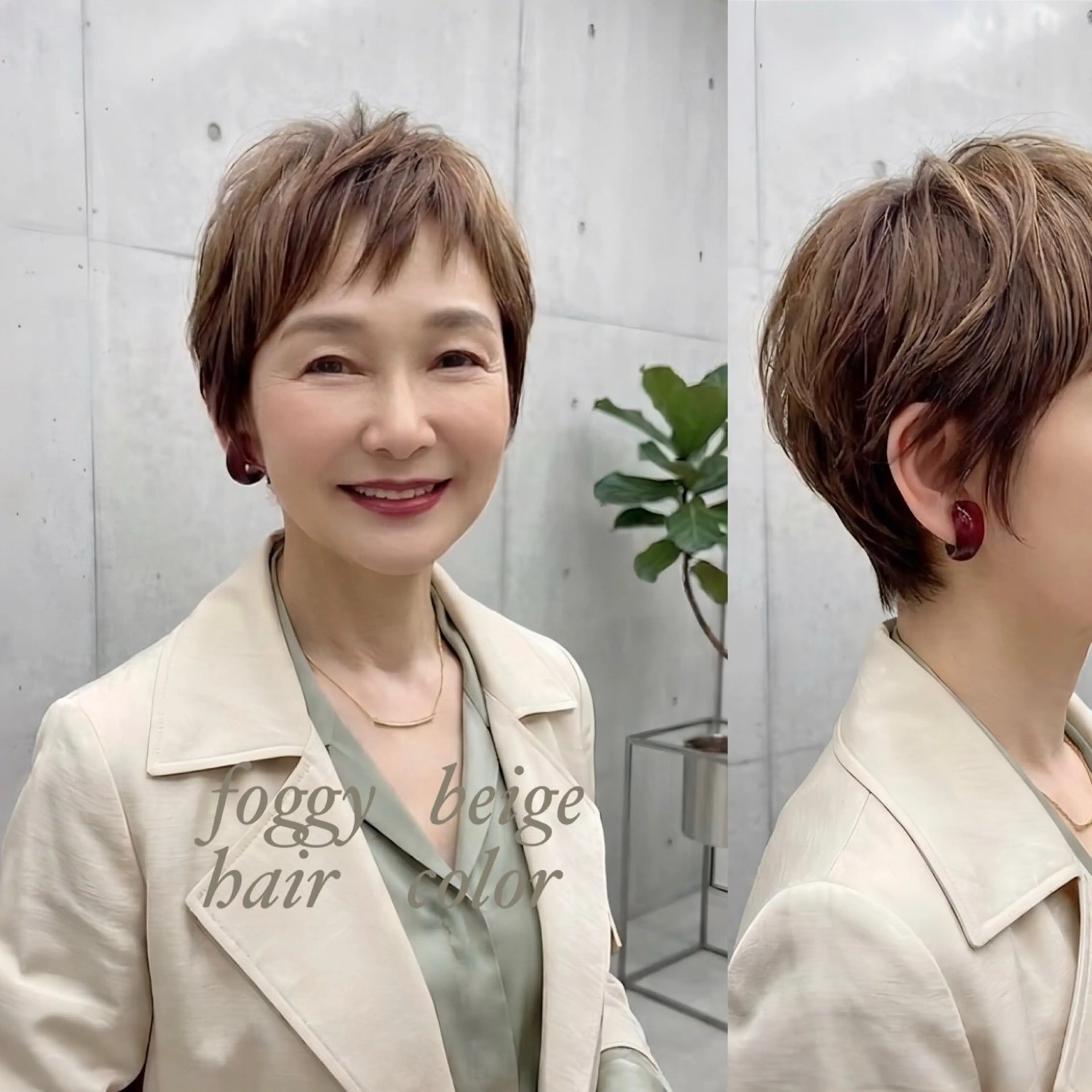 ショート カラー カット ヘアカラー M.SLASH 辻 孝志のヘアスタイル