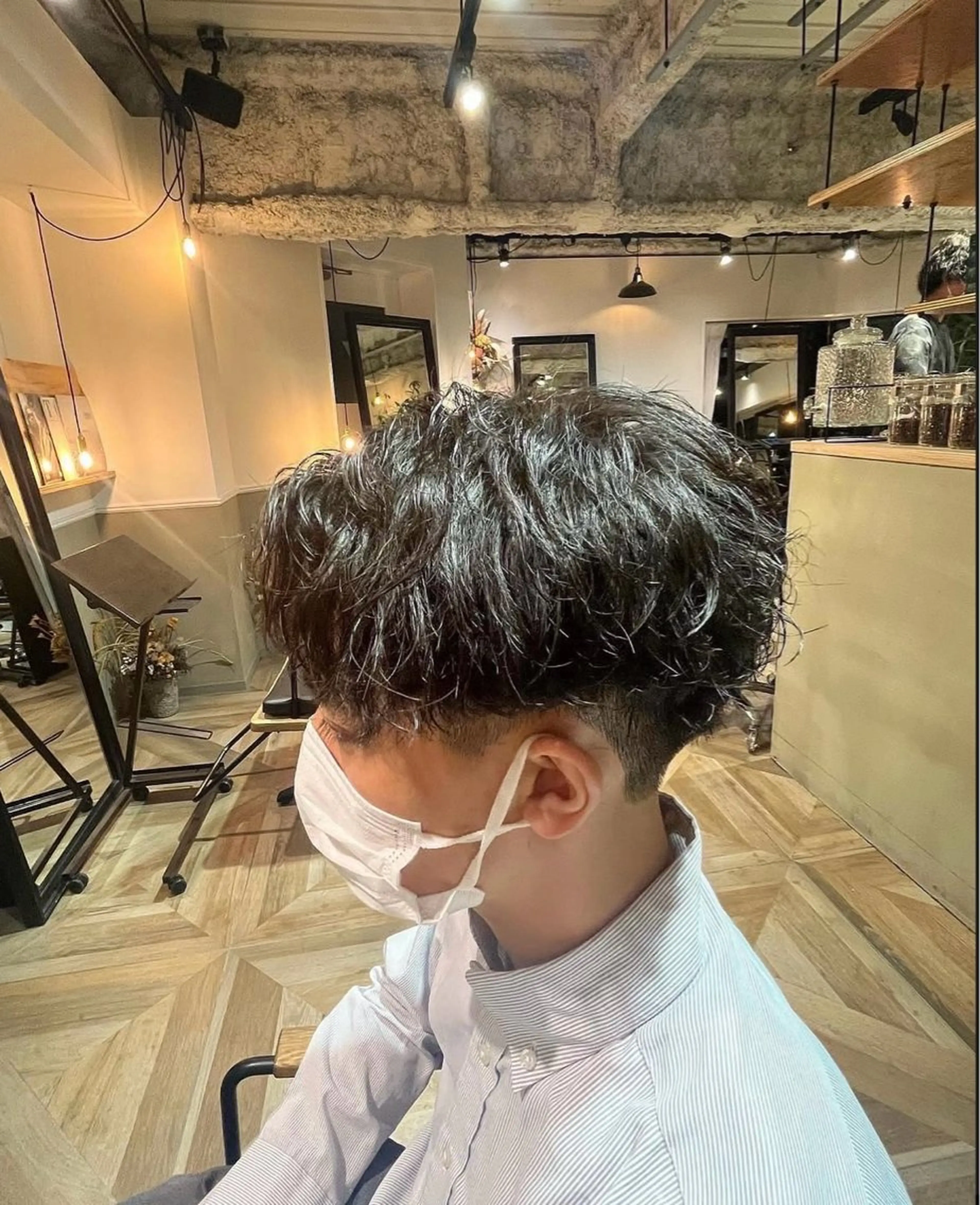 パーマ メンズ ビジネス メンズパーマ 名駅／艶髪ストレート ／ヘッドスパ／伴怜奈のヘアスタイル