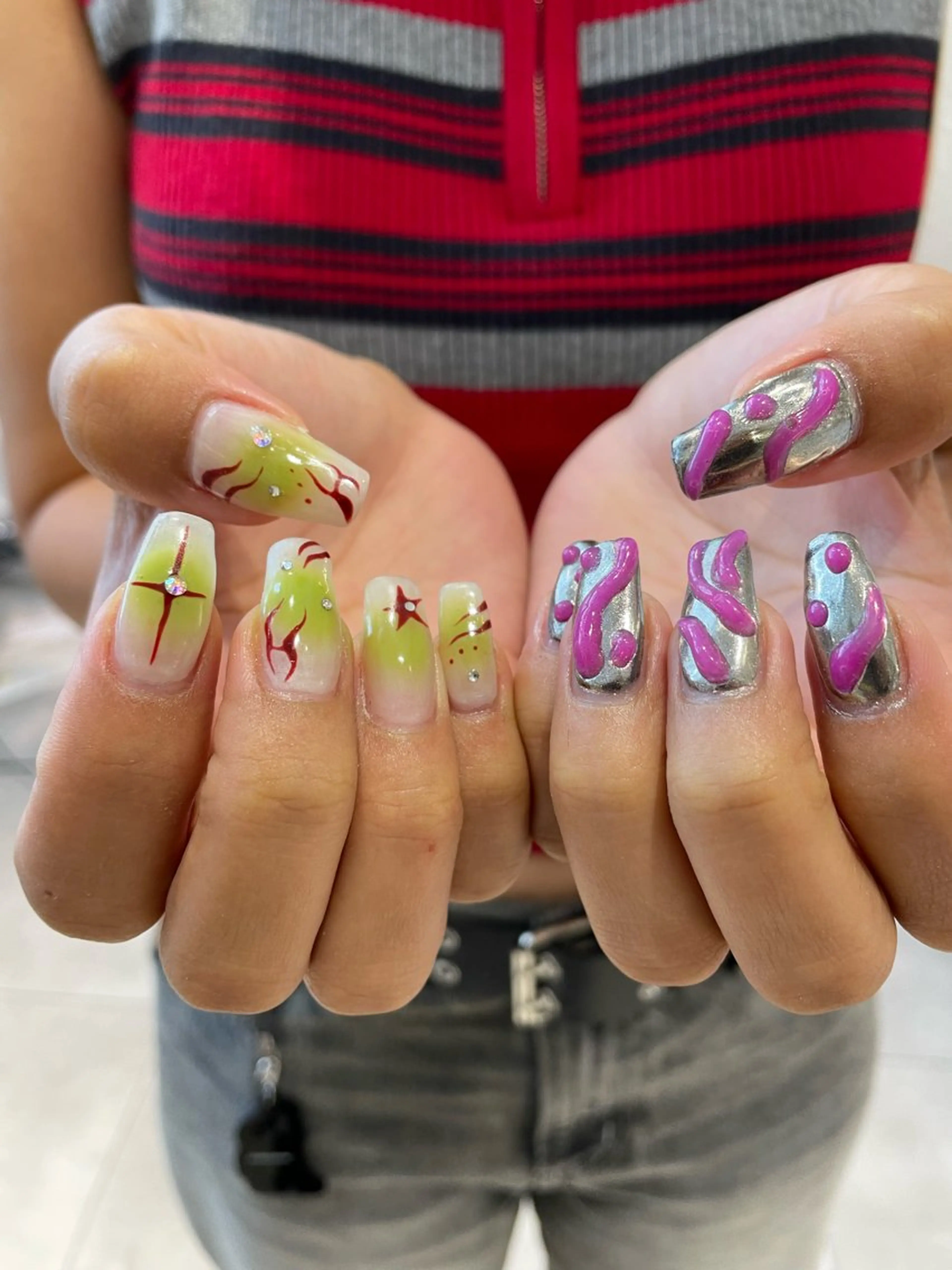 ネイル ハンドネイル hair&nail ☯️アイリ☯️のネイルデザイン