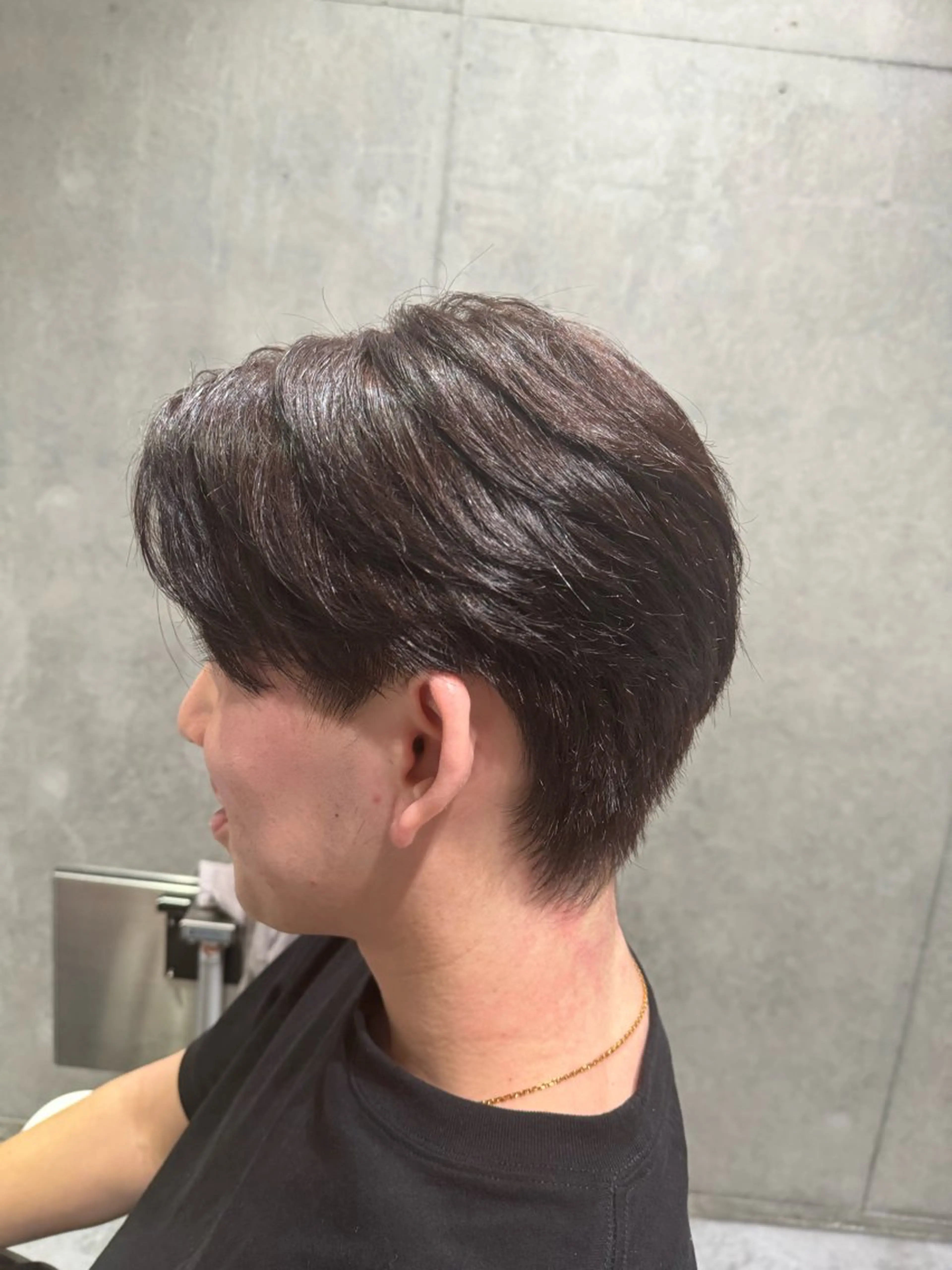 ショート カラー ブラウンカラー レディースモデル募集 ✨辻 日向のヘアスタイル