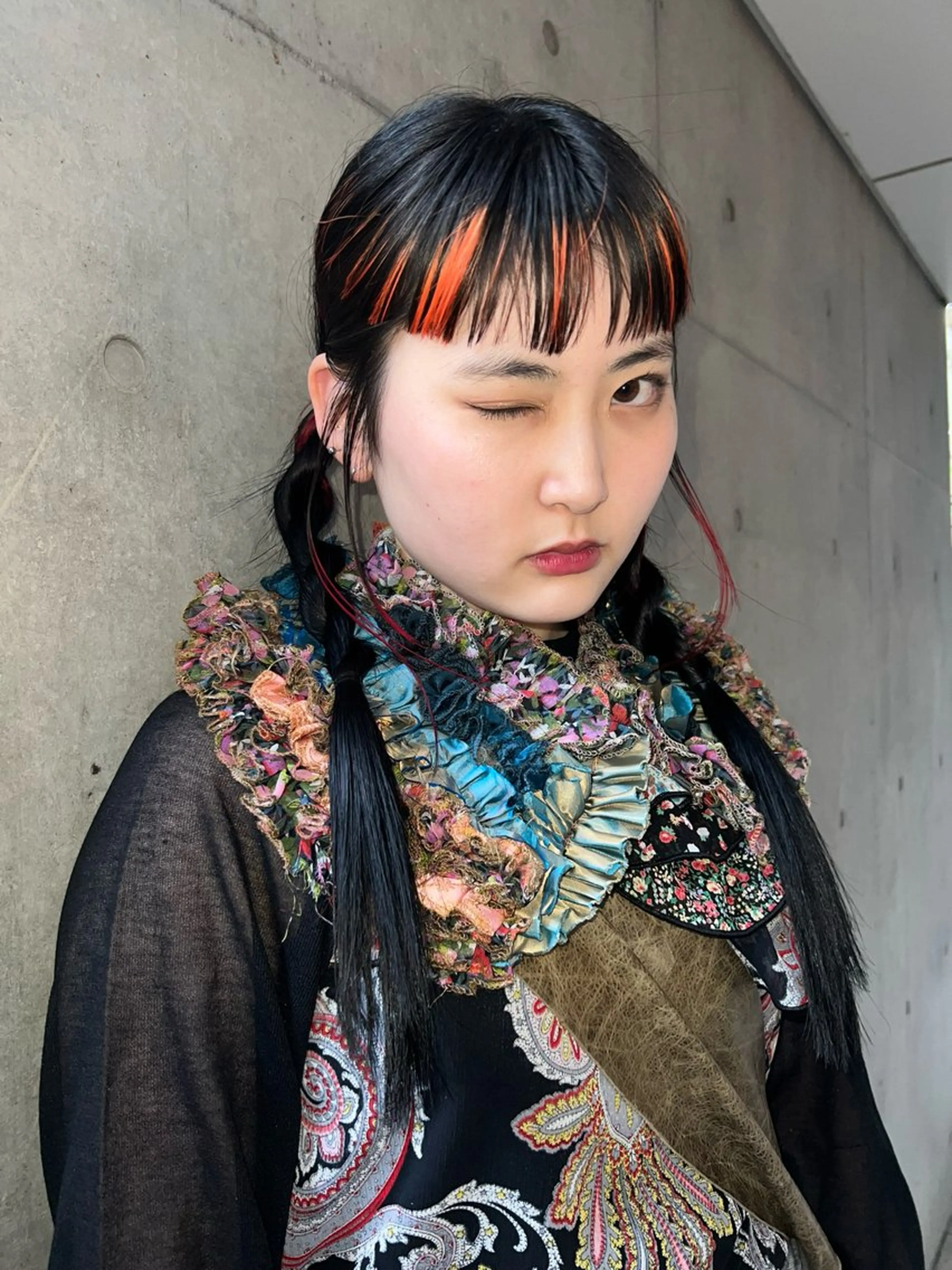 【ナチュラルデザイン】カット＋ポイントブリーチ＋カラー＋トリートメントの写真