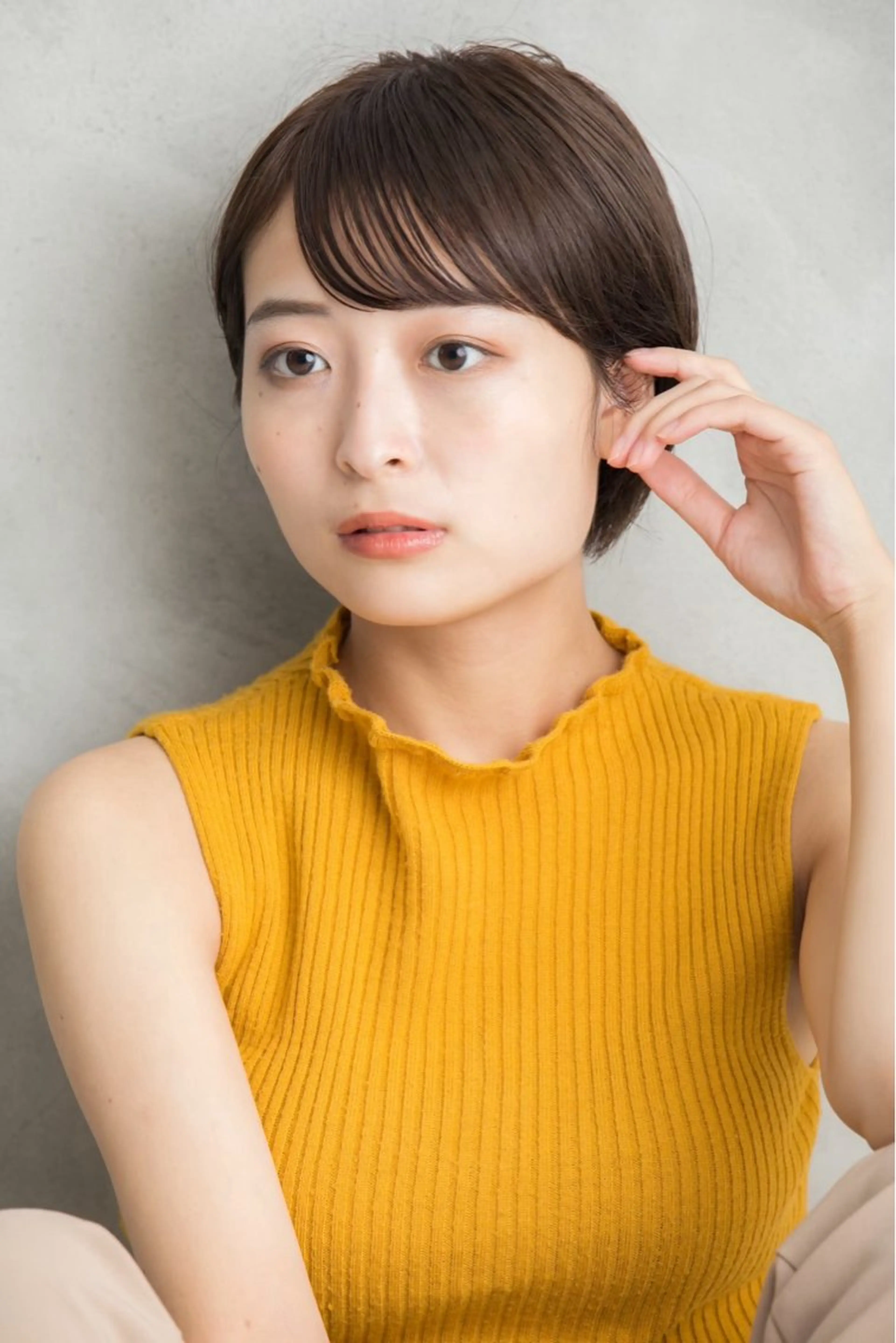 ショート カラー ショートヘア 小顔カット 平日オススメ✨ プチプラ✨山下のヘアスタイル