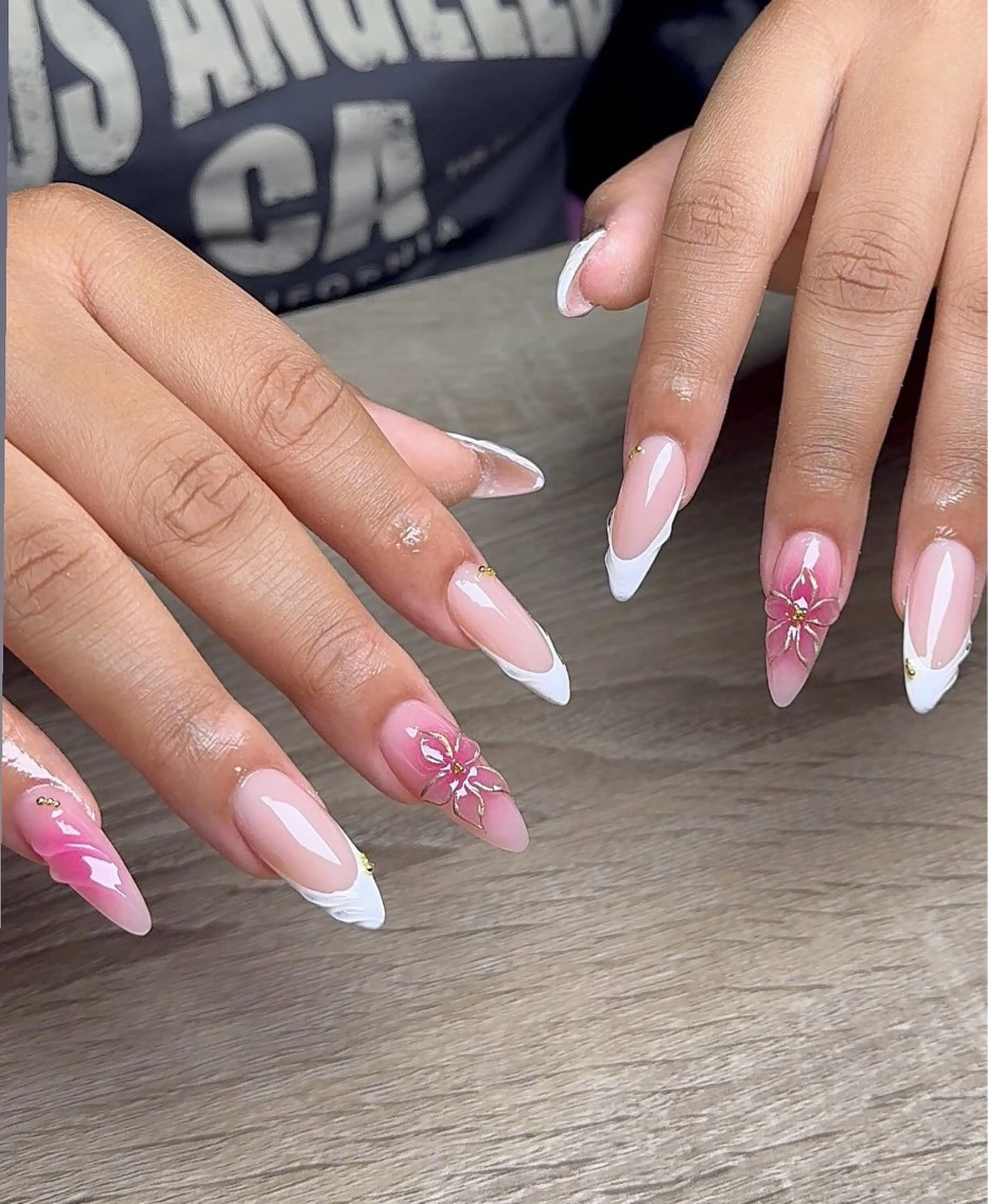 ネイル 韓国ネイル 持ち込み ニュアンスネイル ネイルチップ ハンドネイル TABI ANA.CHUOのネイルデザイン