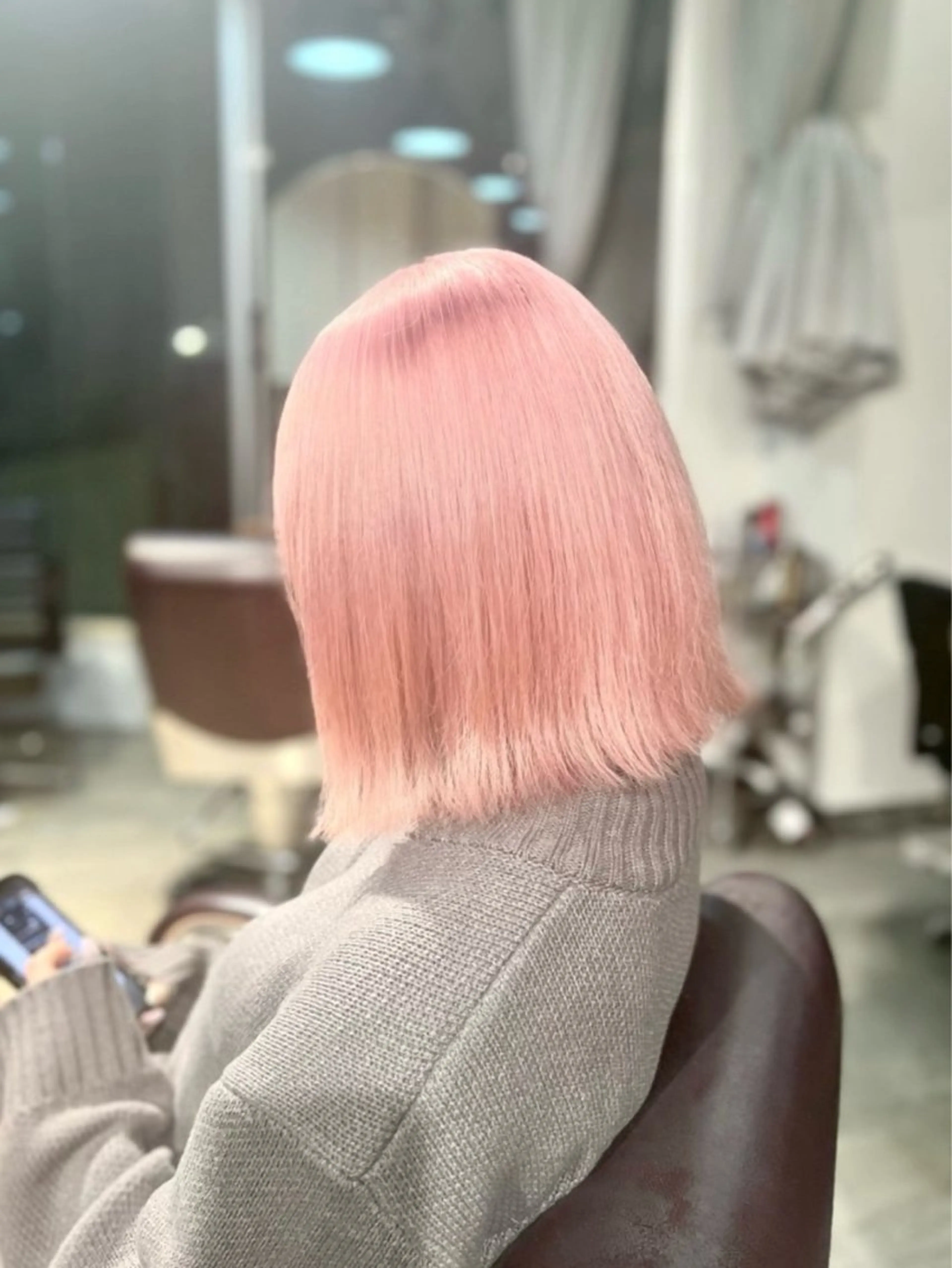ミディアム カラー 🎀ハイトーン・艶 カラー HANA🎀のヘアスタイル