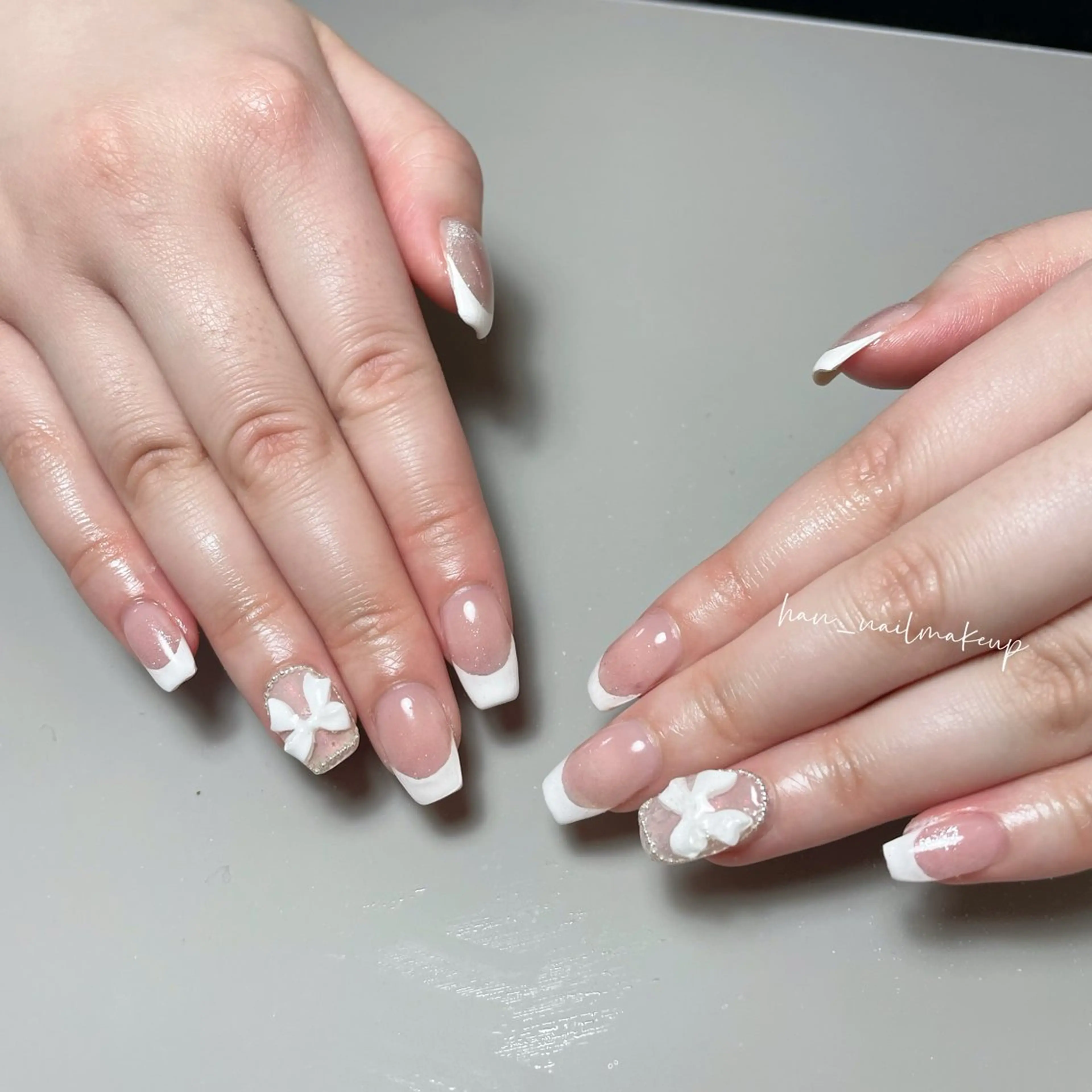 ネイル フレンチネイル ハンドネイル Himari Nail Salonのネイルデザイン