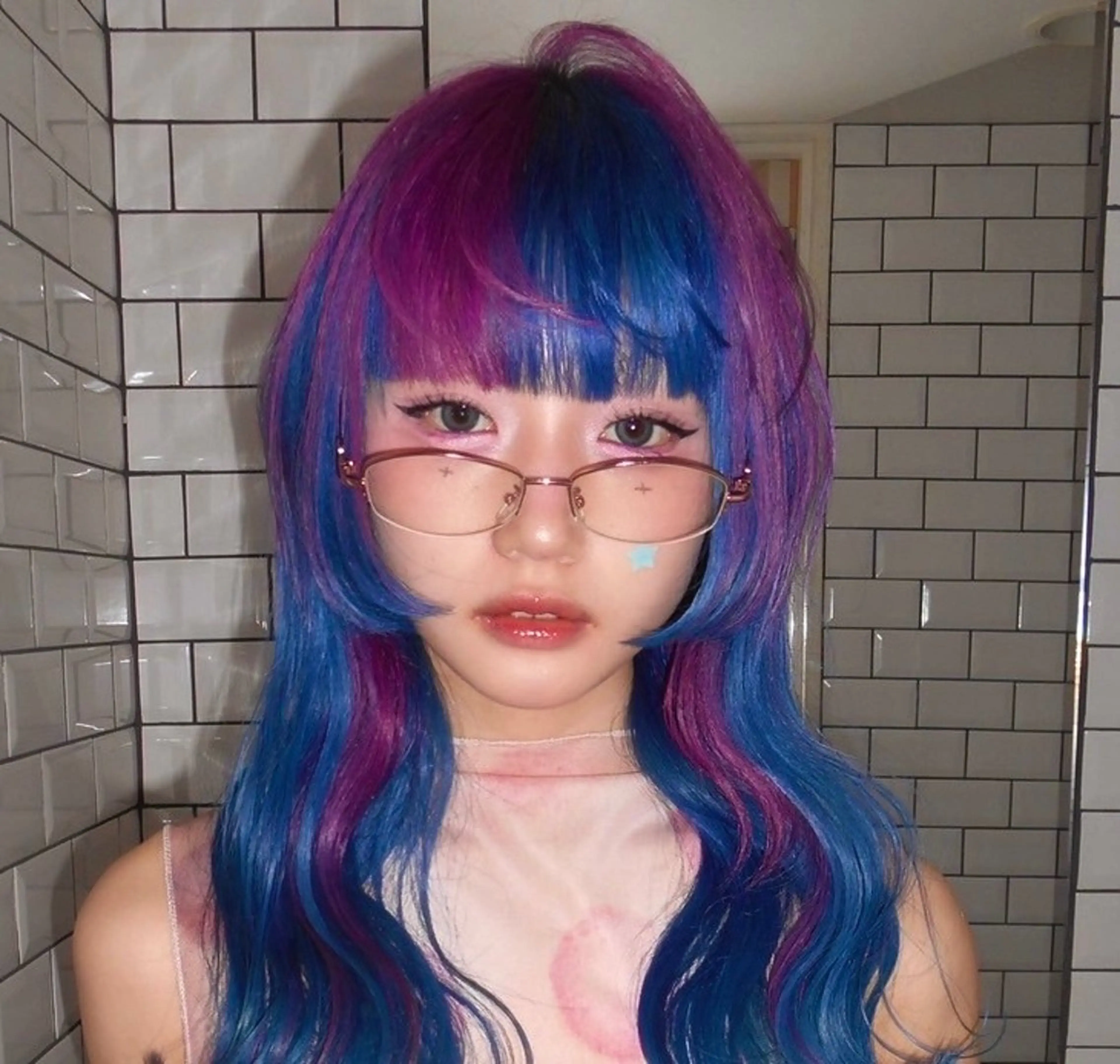 【ケア】ハイブリーチ+カラー+デザインカラー(全頭ブリーチ、ブリーチリタッチ共に)の写真