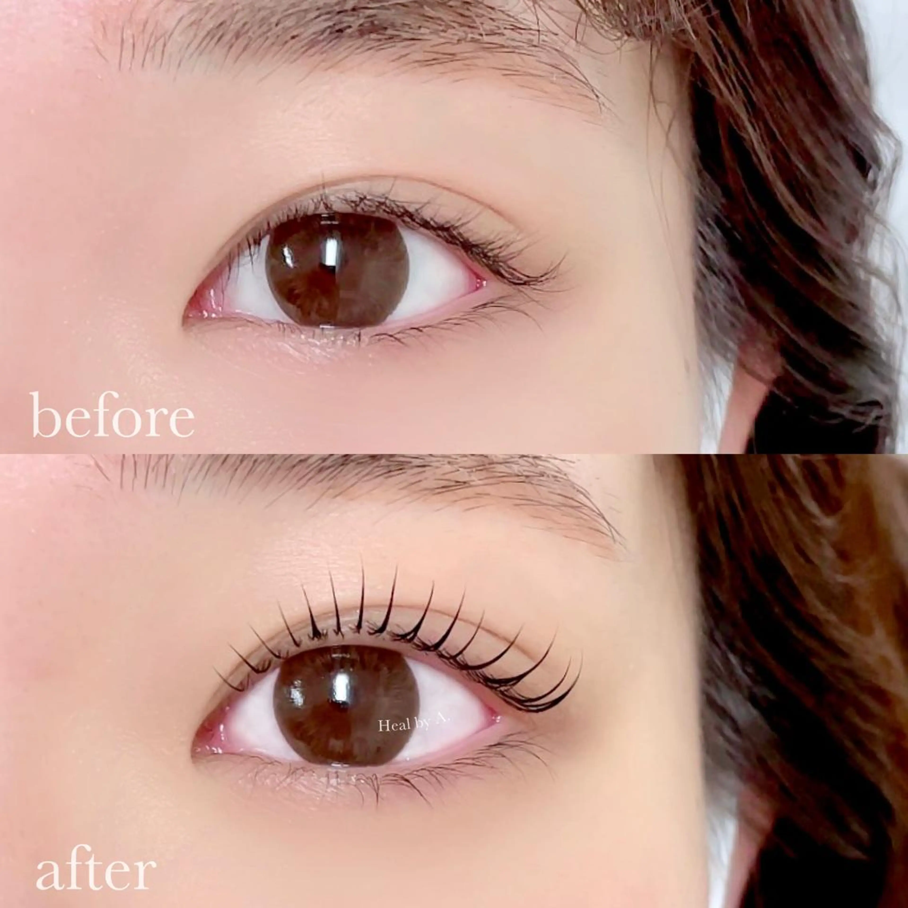 マツエク・マツパ Heal by A.のマツエク・マツパデザイン