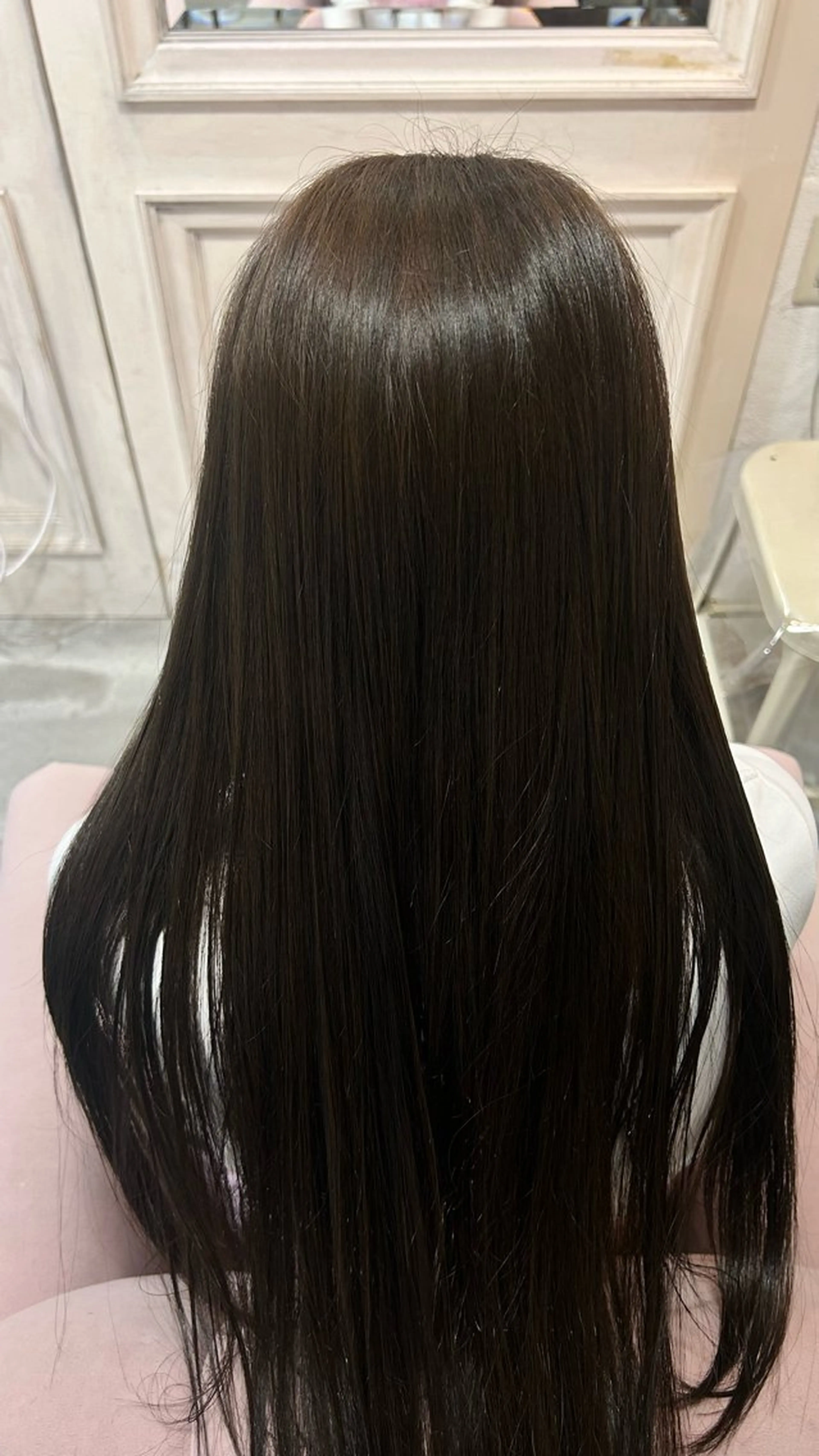 ロング 濵﨑 理奈のヘアスタイル