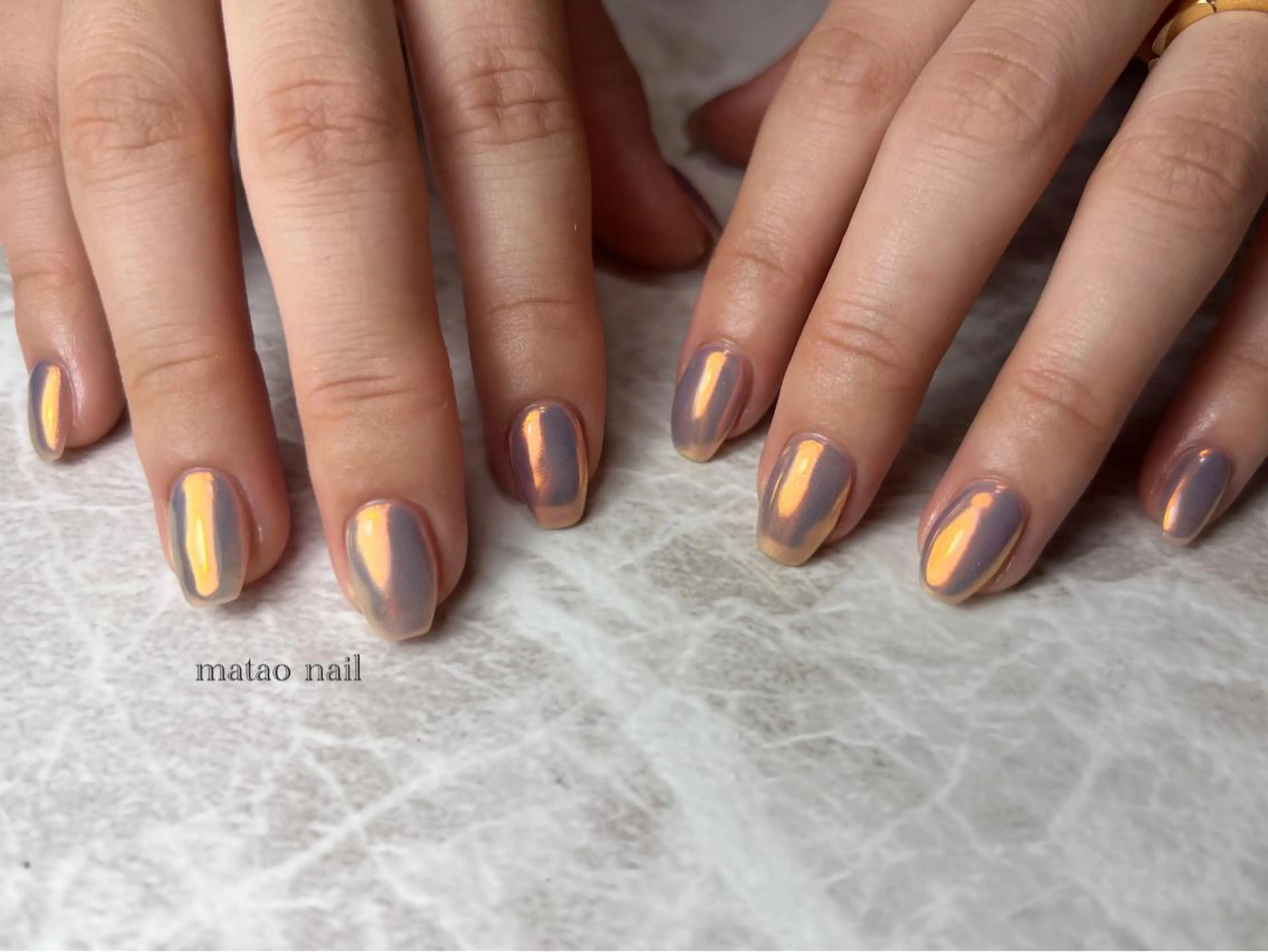 ネイル ミラーネイル ワンカラーネイル matao nailの眉毛・アイブロウイメージ