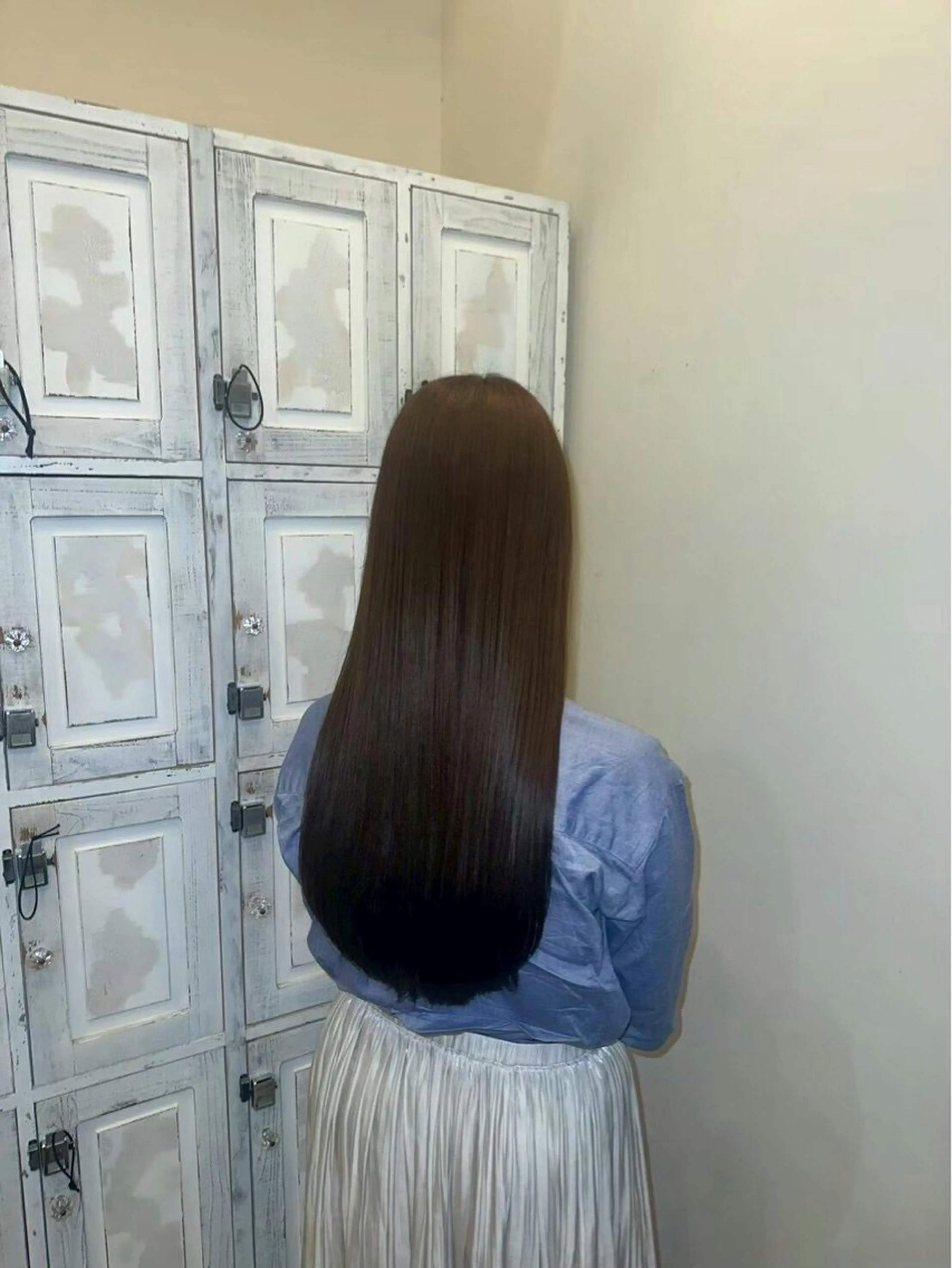 カラー ルプラボウ ふくい きなりのヘアスタイル