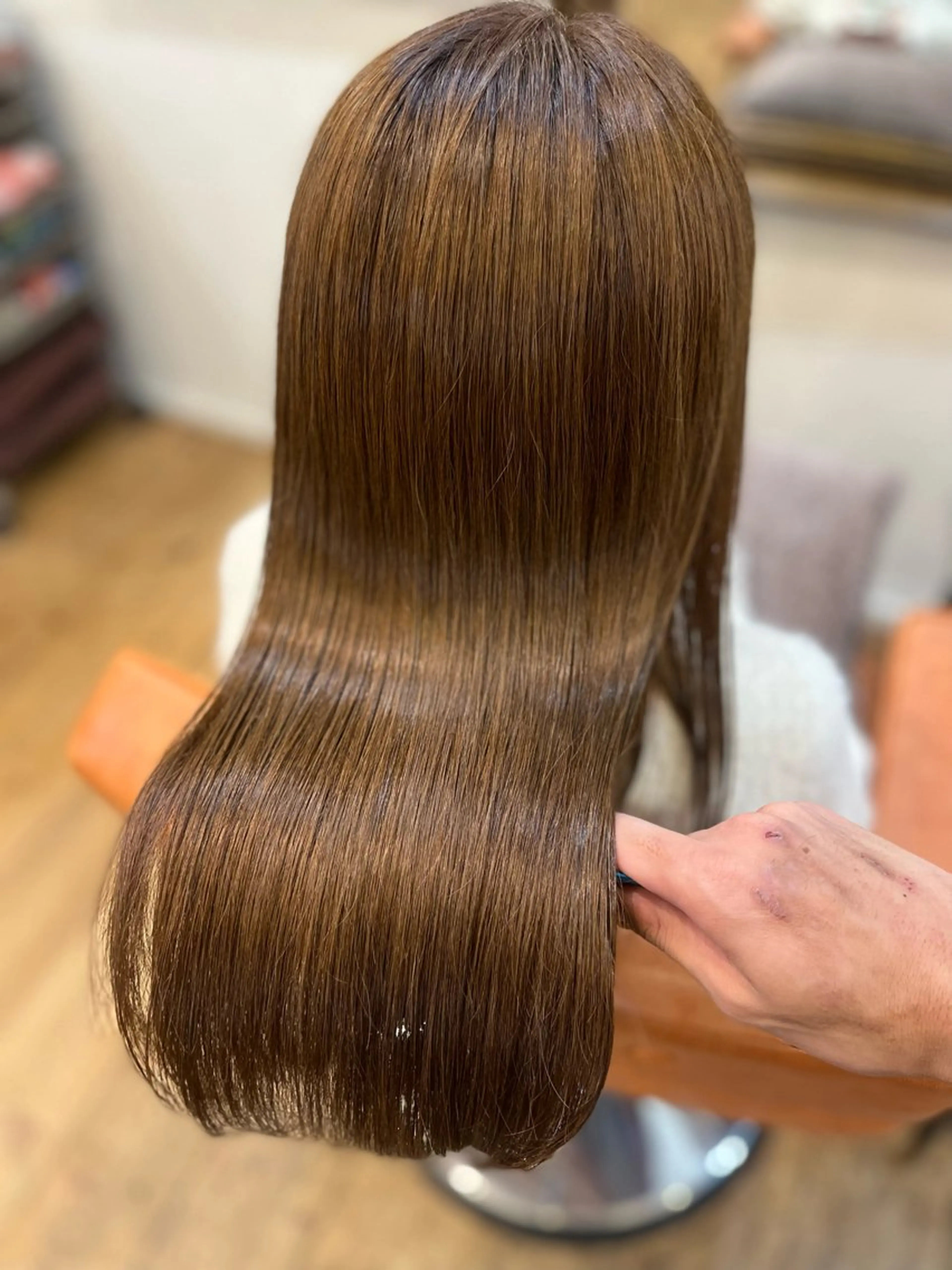 ロング ⚪️髪質改善 縮毛 店長 コウ⚪️のヘアスタイル