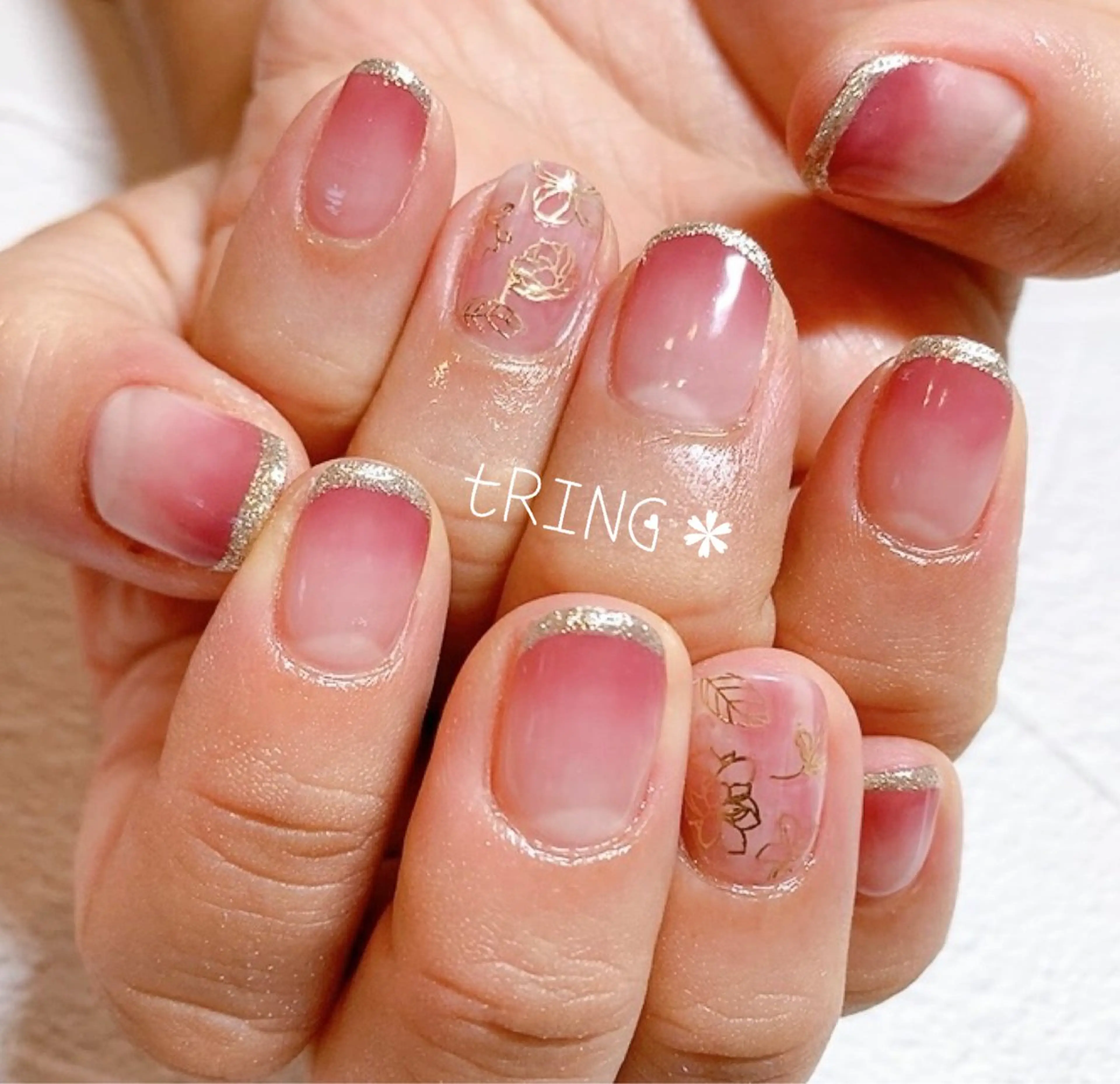 ネイル ハンドネイル tRING* しいの木台のネイルデザイン