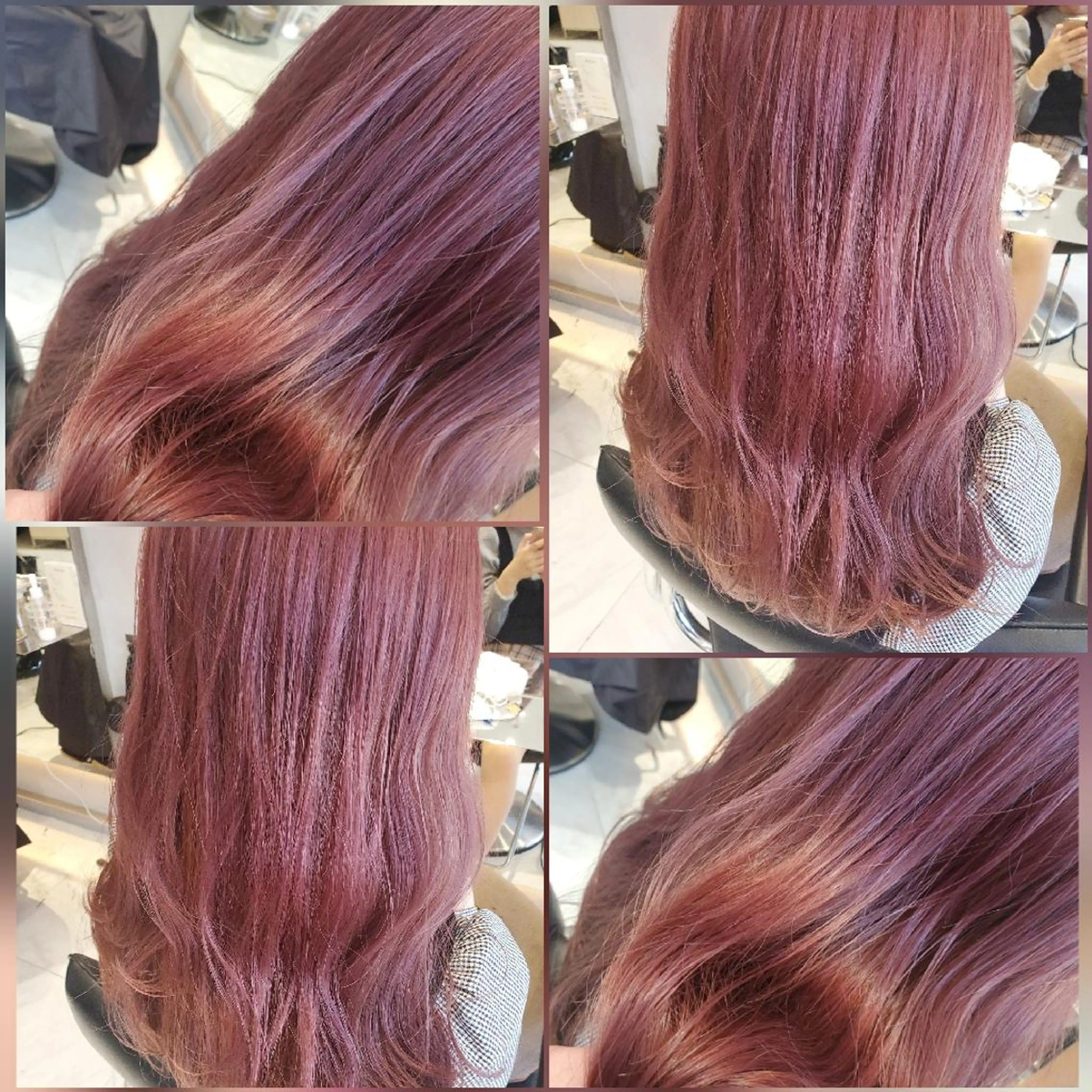 カラー ヘアアレンジ アッシュ ピンクカラー ピンクアッシュ オリーブ透明感カラー 表参道/MIKUのヘアスタイル