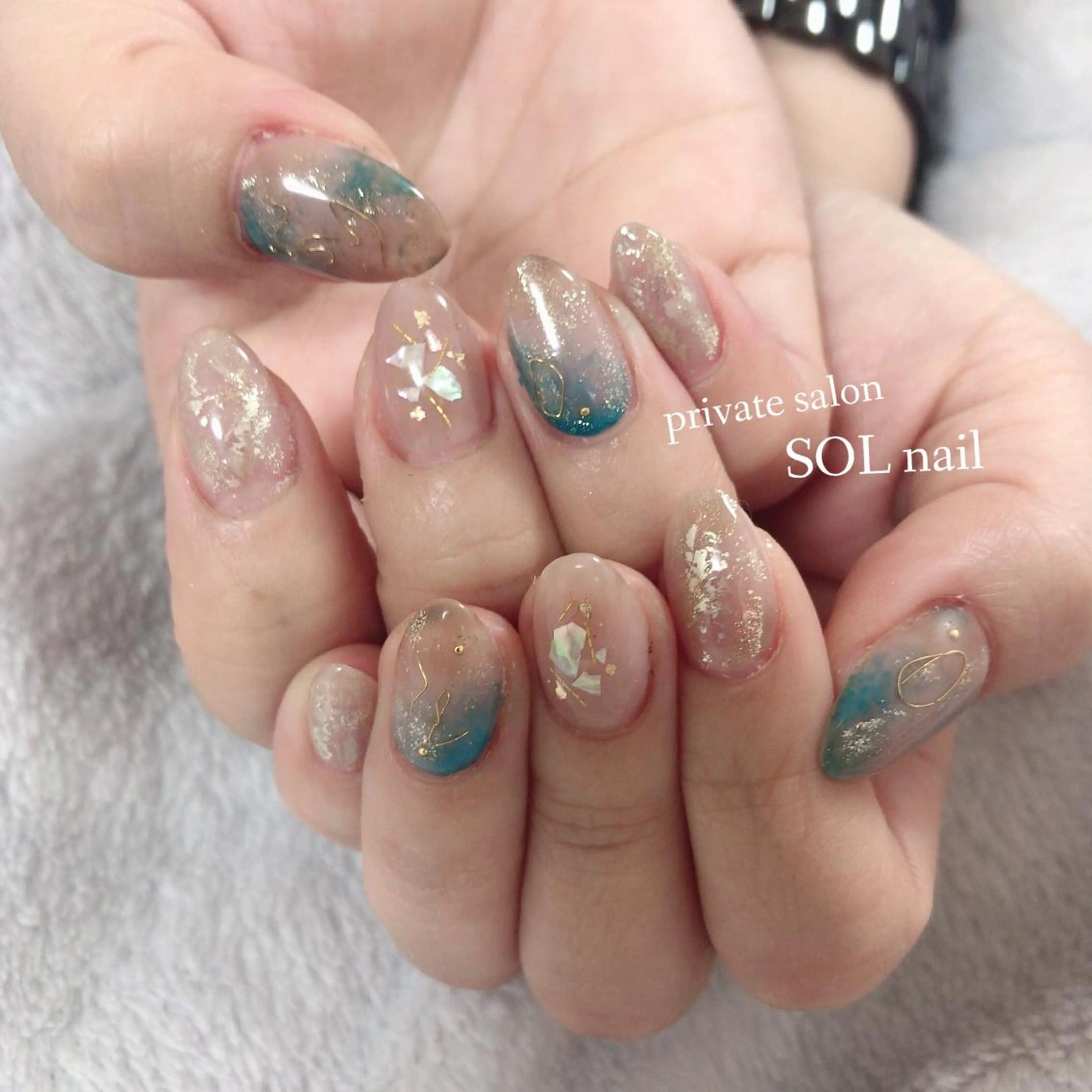 ネイル ハンドネイル SOL NAILのネイルデザイン