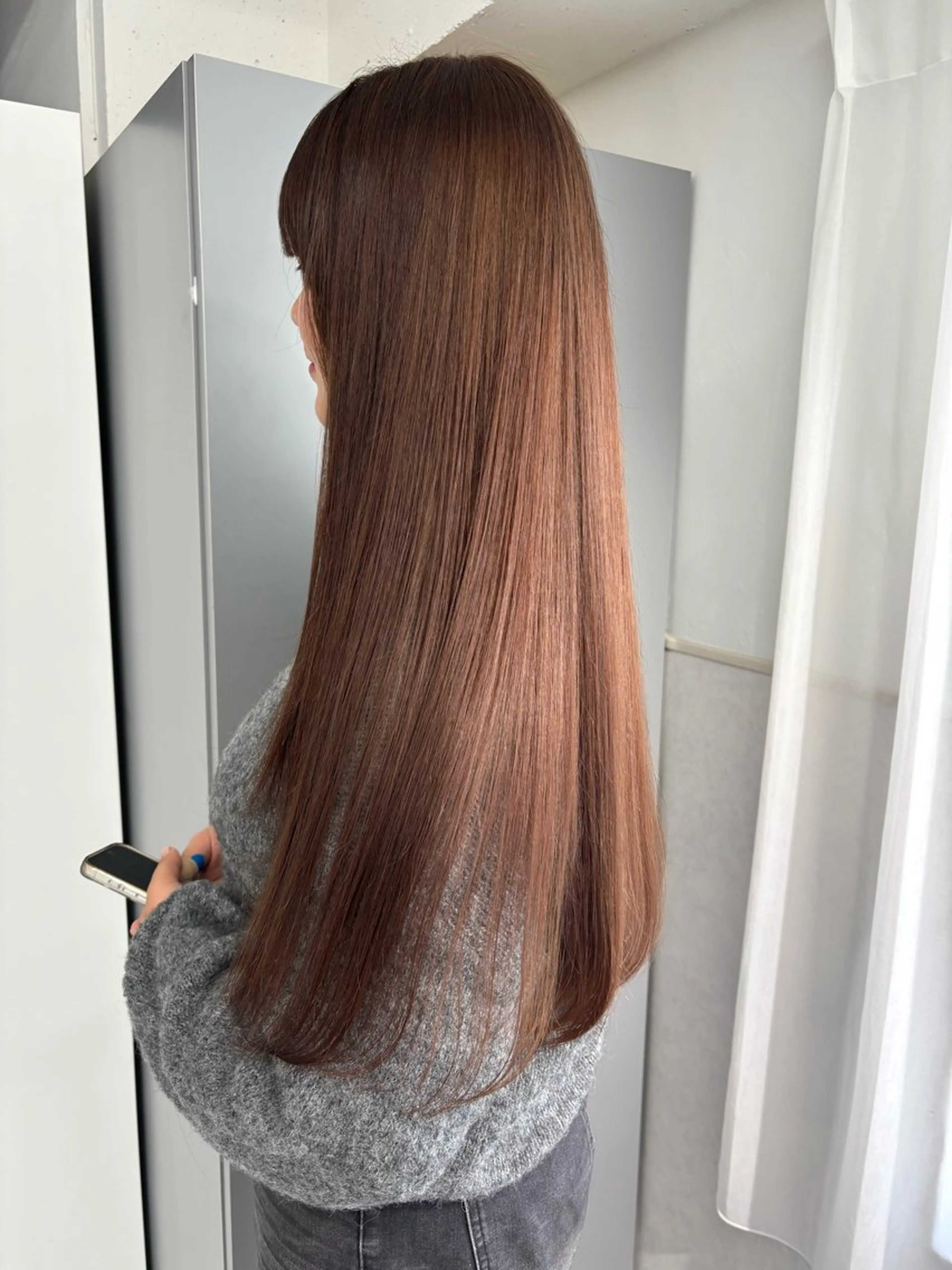 ロング カラー ブリーチ ヘアカラー Miyu🎀レイヤー ／透明感カラー🪽のヘアスタイル