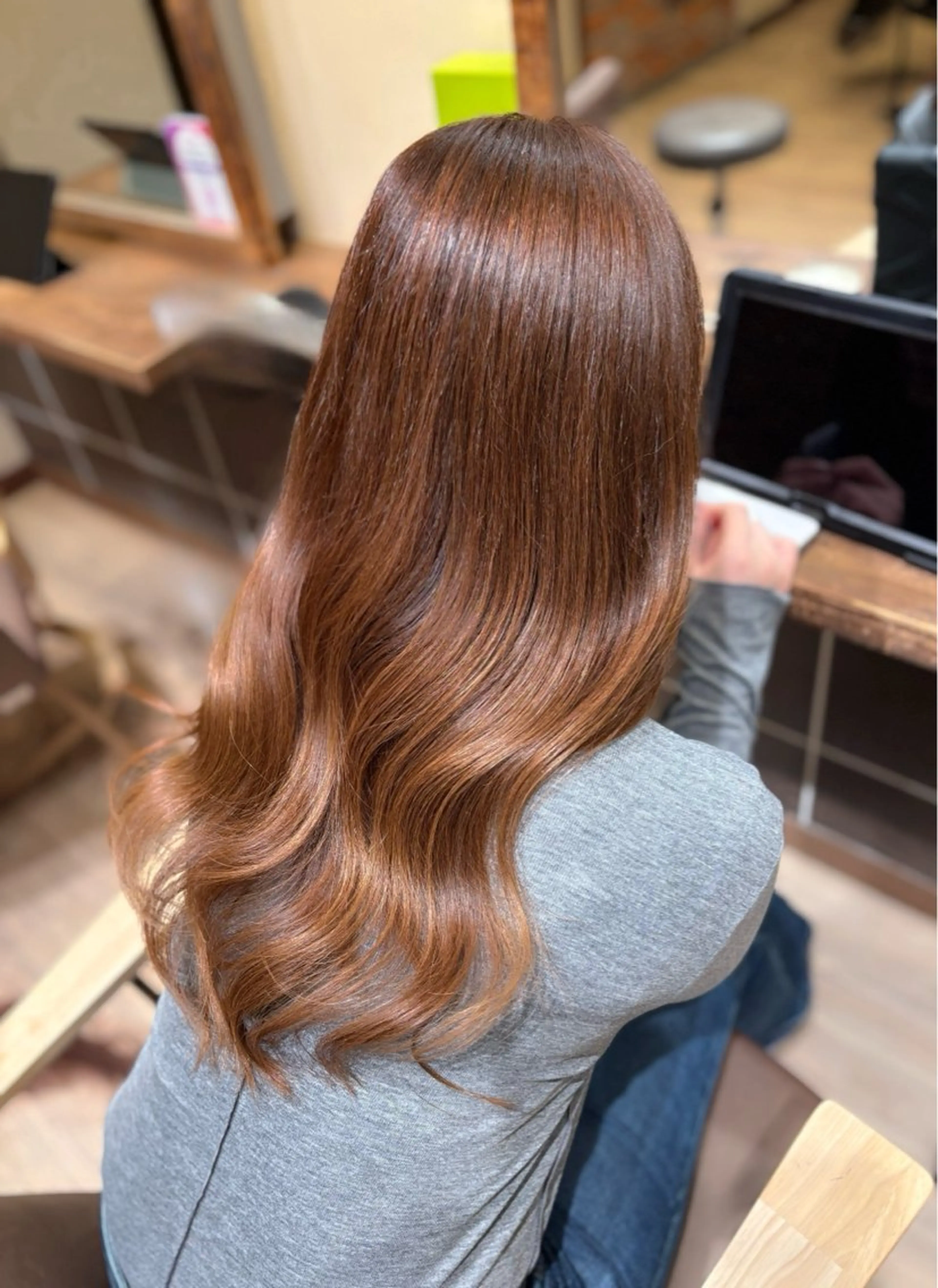 ロング カラー カット ヘアカラー jammin.新塘 亮介のヘアスタイル