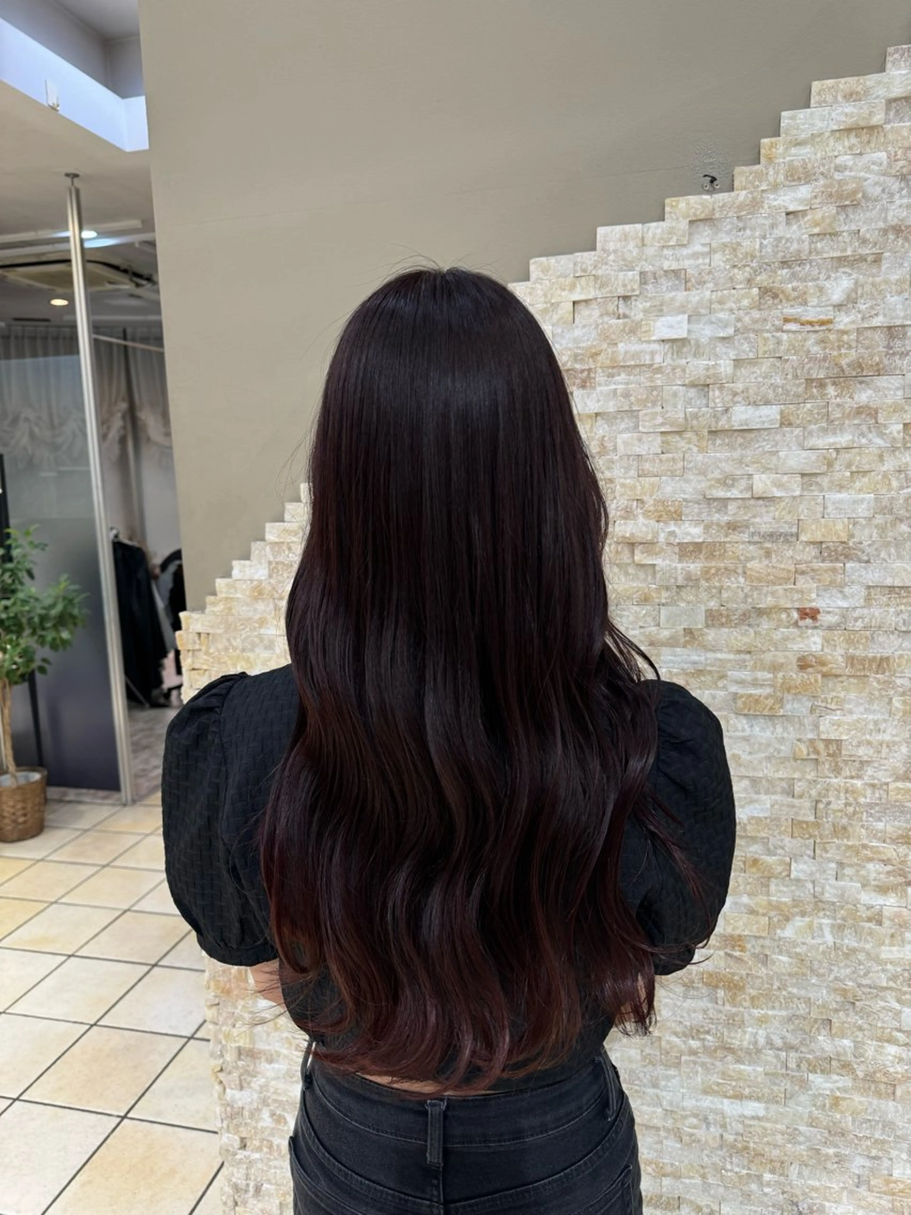 カラー ANKH CROSS ゆうかのヘアスタイル