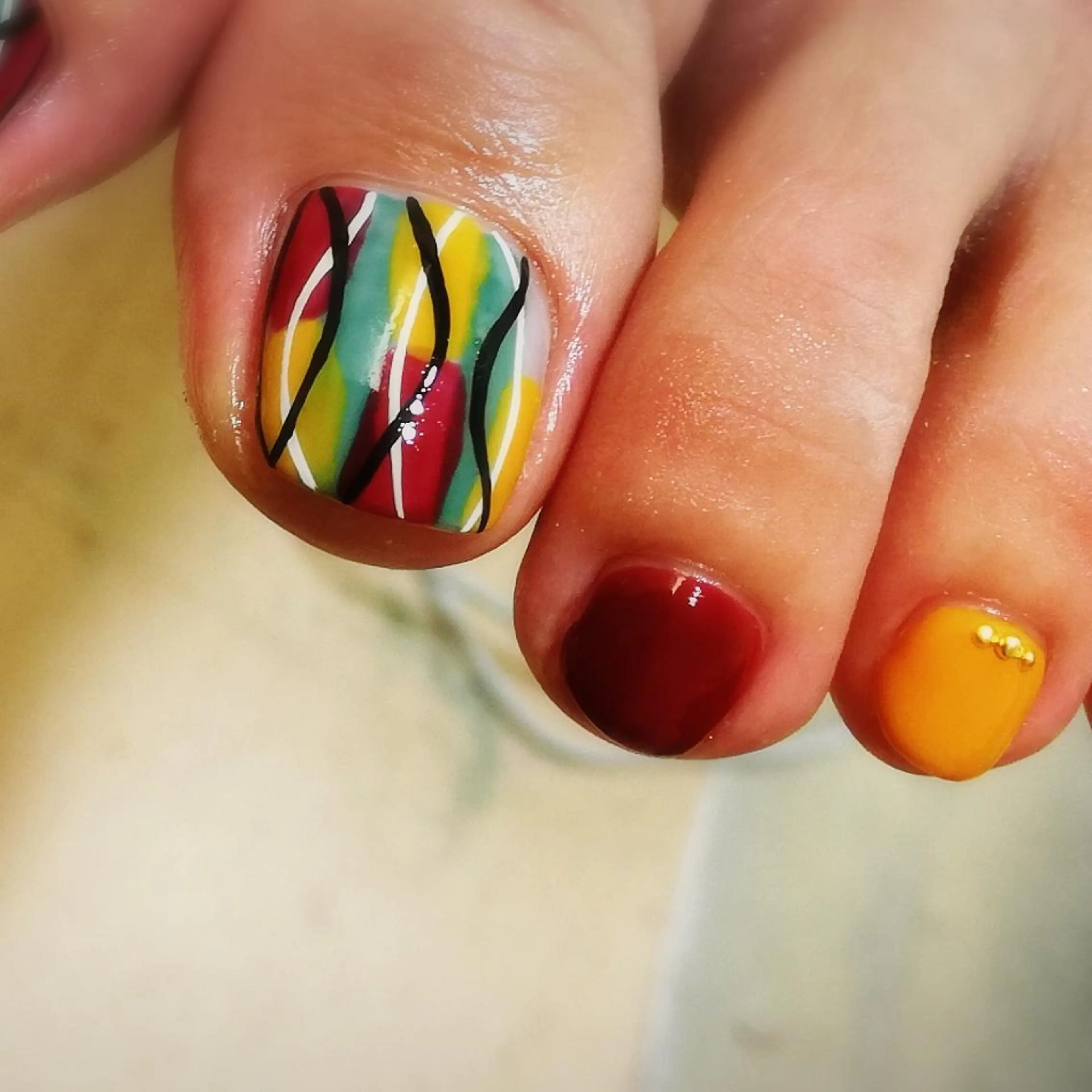 ネイル フットネイル ネイルサロンほっこり kanaのネイルデザイン