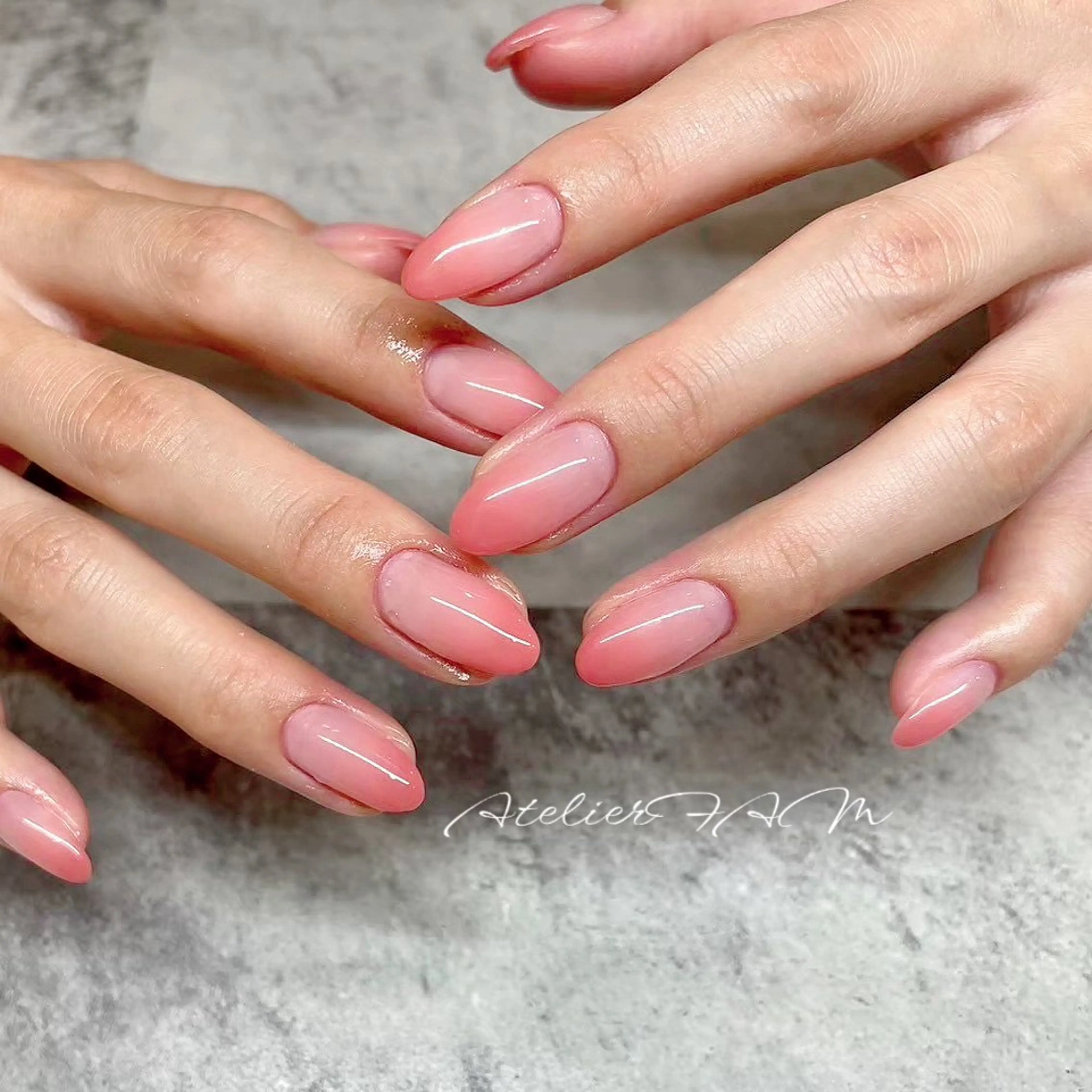 《ハンド》【ご新規様&リピーター様¥5500】うる艶カラーグラデーションの写真