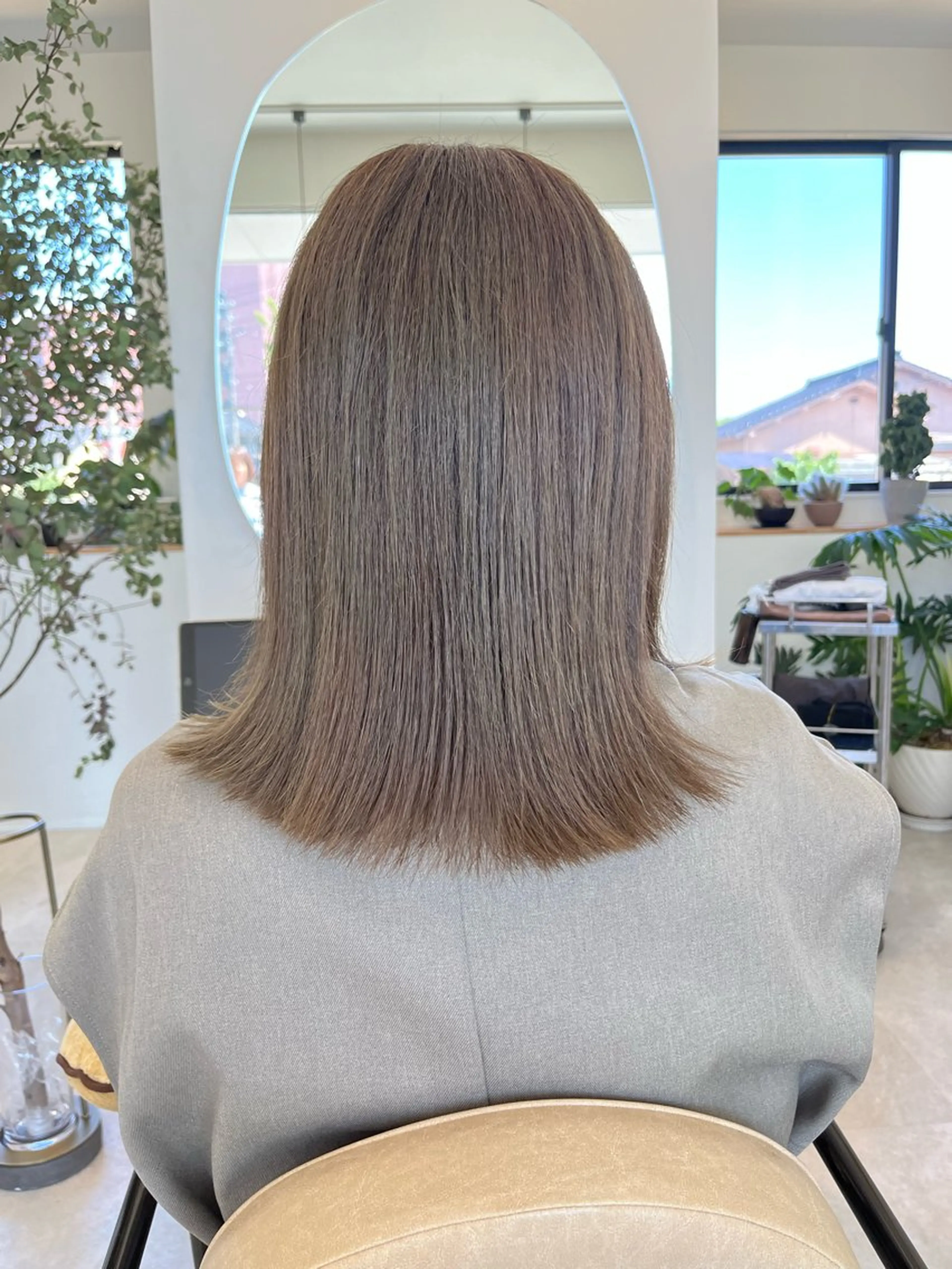 ブリーチなしダブルカラーの写真