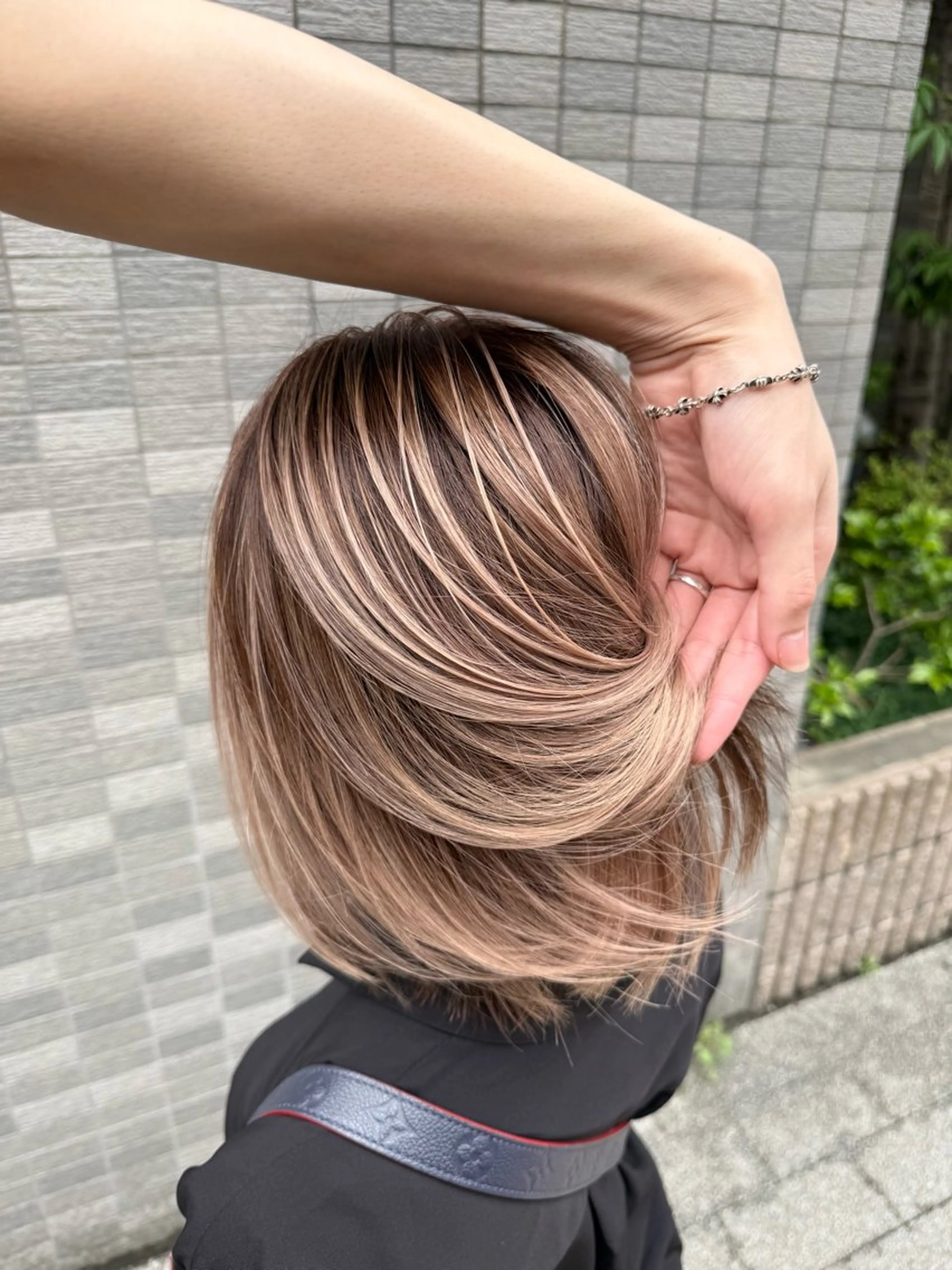カラー 外国人風カラー Nao/ 大宮/レイヤーカットのヘアスタイル