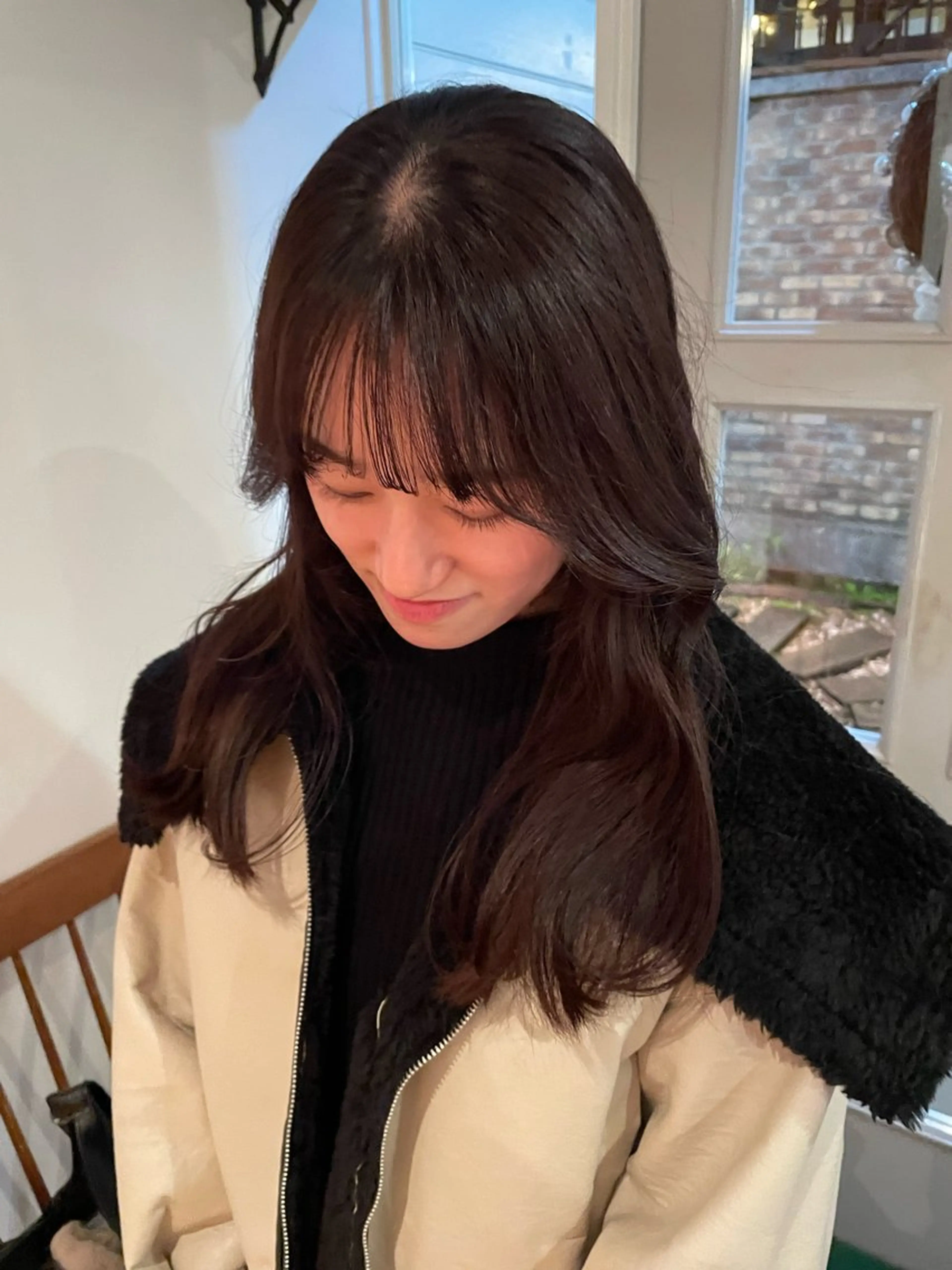 ロング 透明感カラー/顔周り カット/ののか💞のヘアスタイル