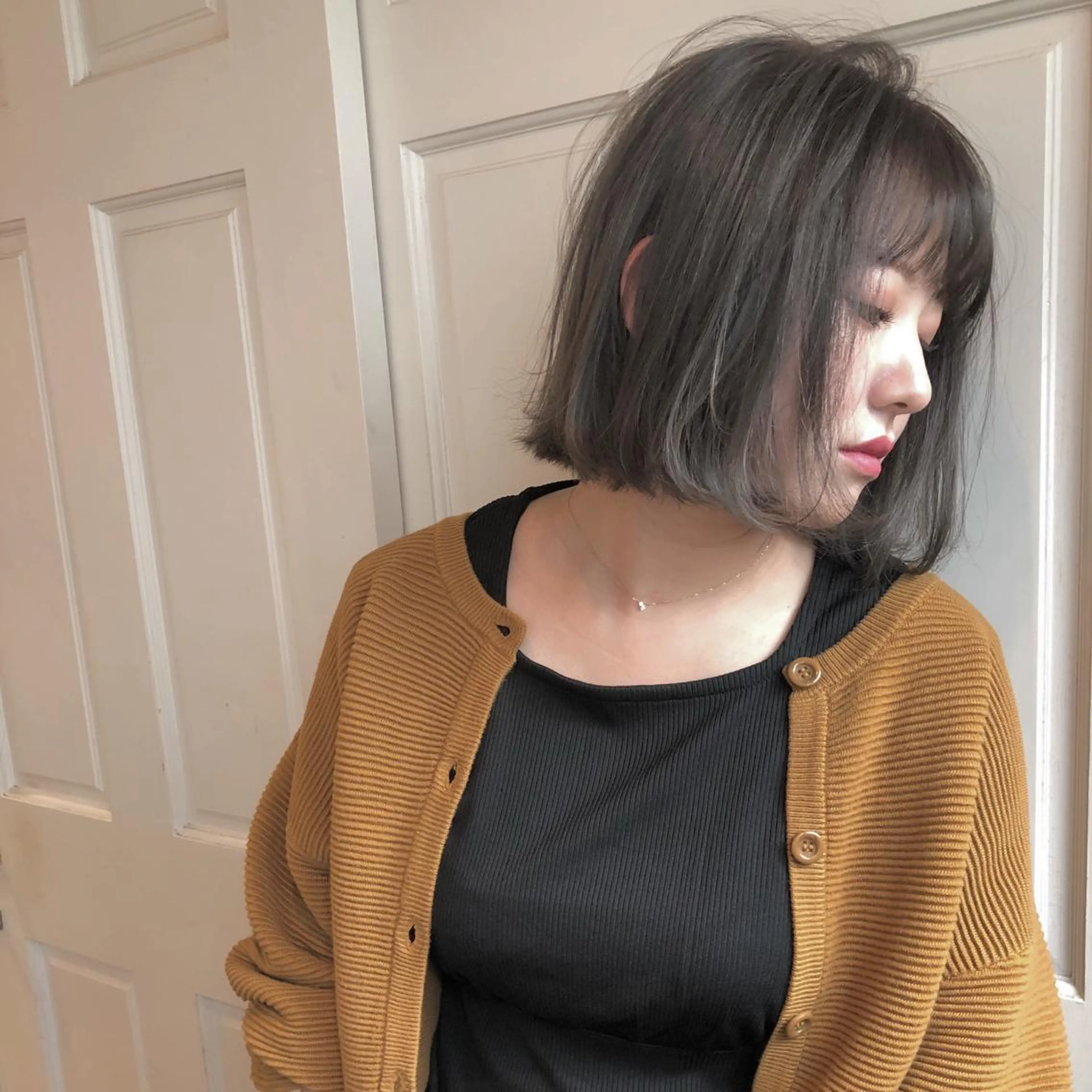 ミディアム カラー ヘアカラー 🌸ハイトーン 新田 廉 🌸のヘアスタイル