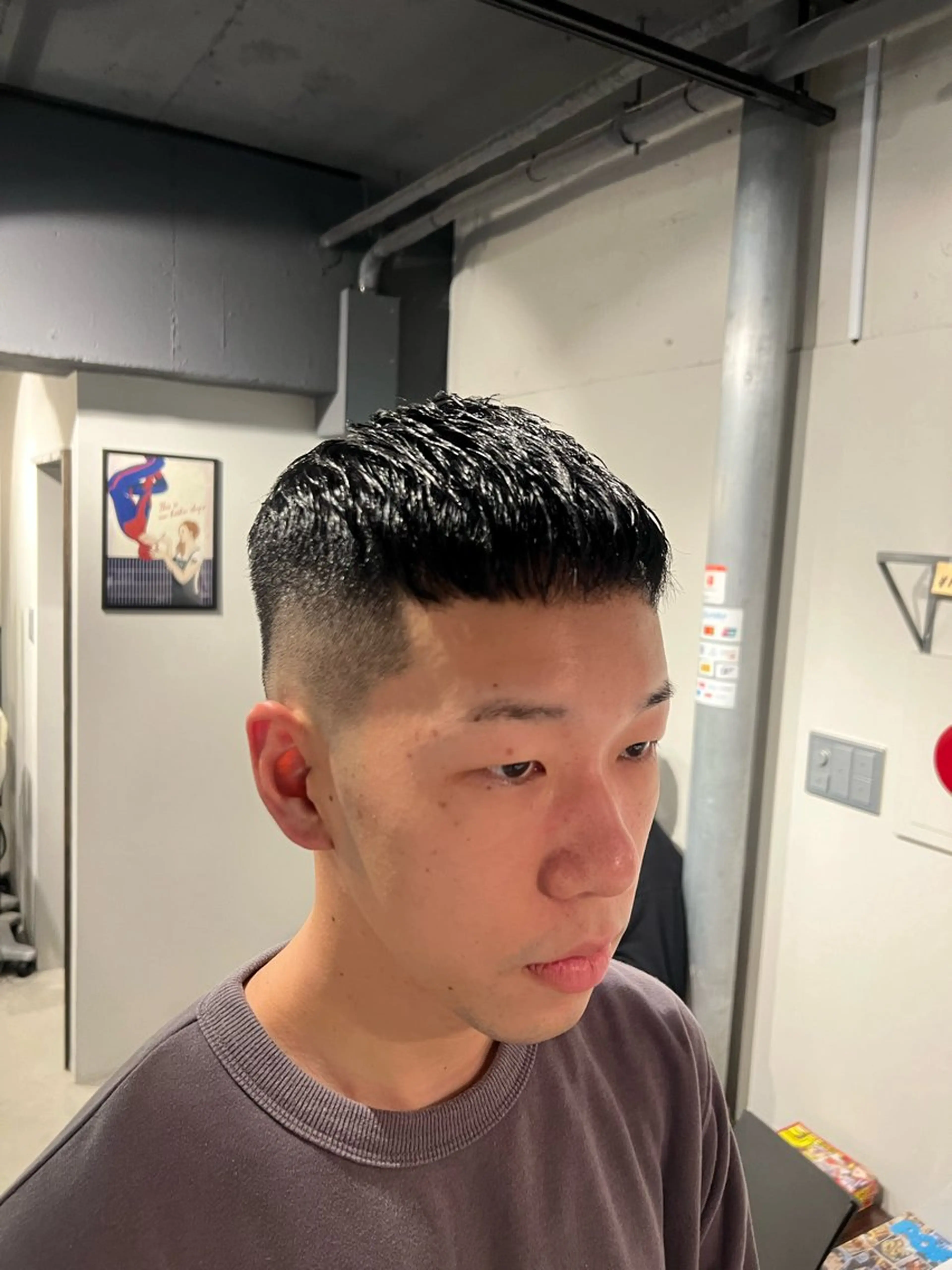 ショート 新宿無料メンズカット 松橋　風弥のヘアスタイル