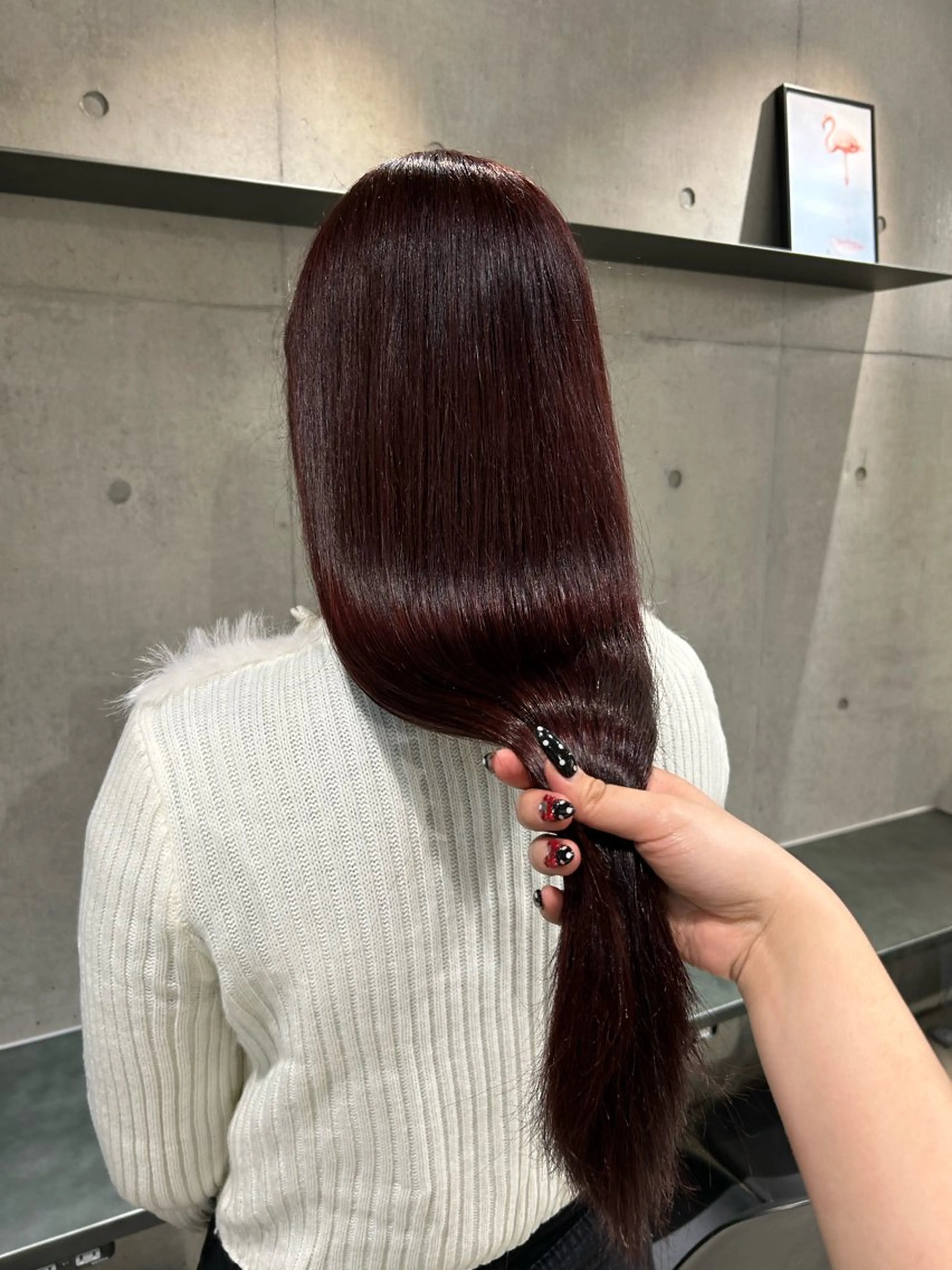 ロング カラー ヘアアレンジ カット ヘアカラー トリートメント ボブ艶モテカラー🫧 カリンのヘアスタイル