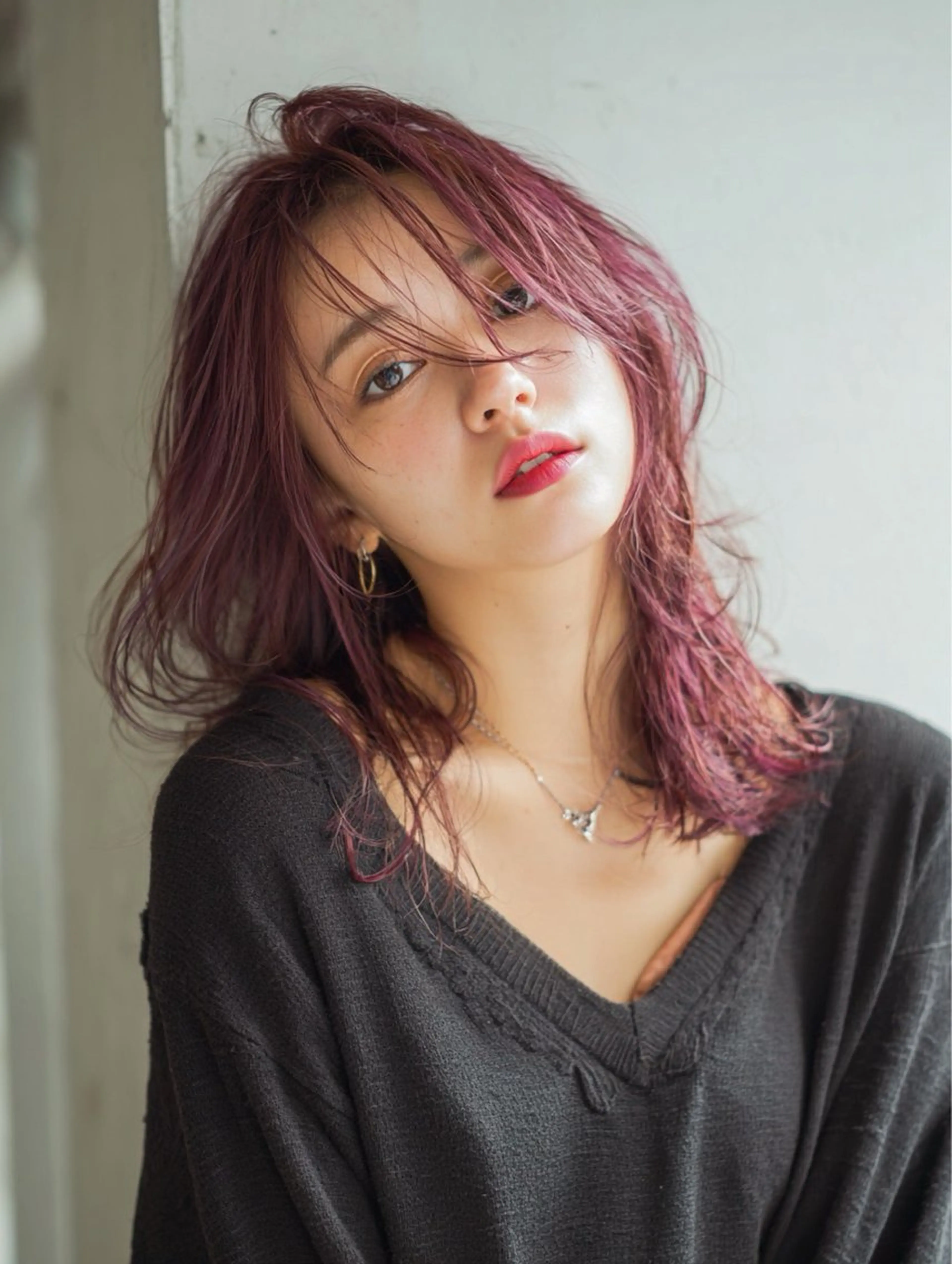 ミディアム カラー パーマ ヘアアレンジ メンズ メンズブリーチ アディクシーカラー ブリーチ 透明感カラー イルミナカラー ヘアカラー 新宿駅近♡友達とOK 🦋W -ワット -のヘアスタイル