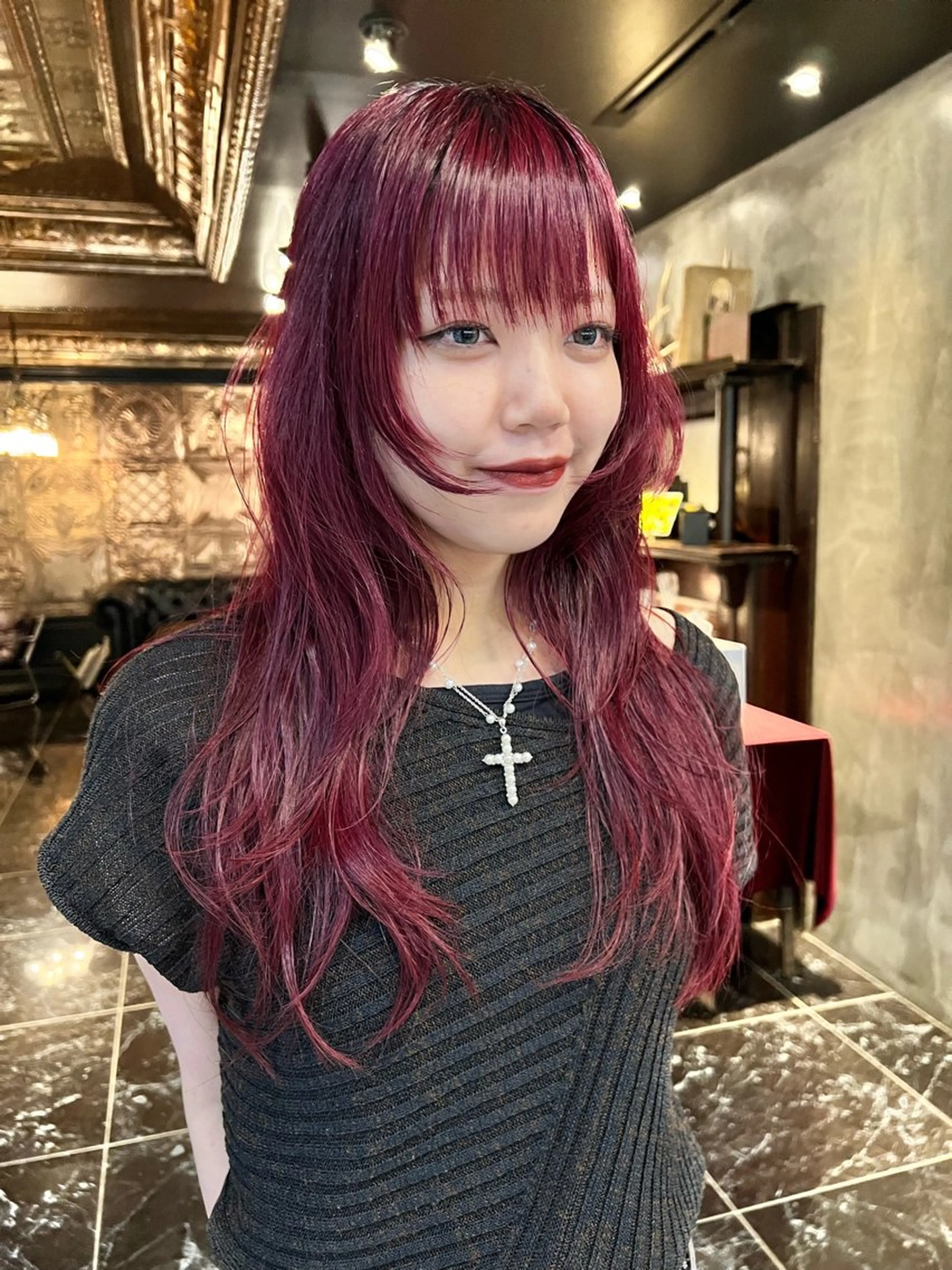 ロング カラー 圧倒的デザイン力 店長🎨RENAのヘアスタイル