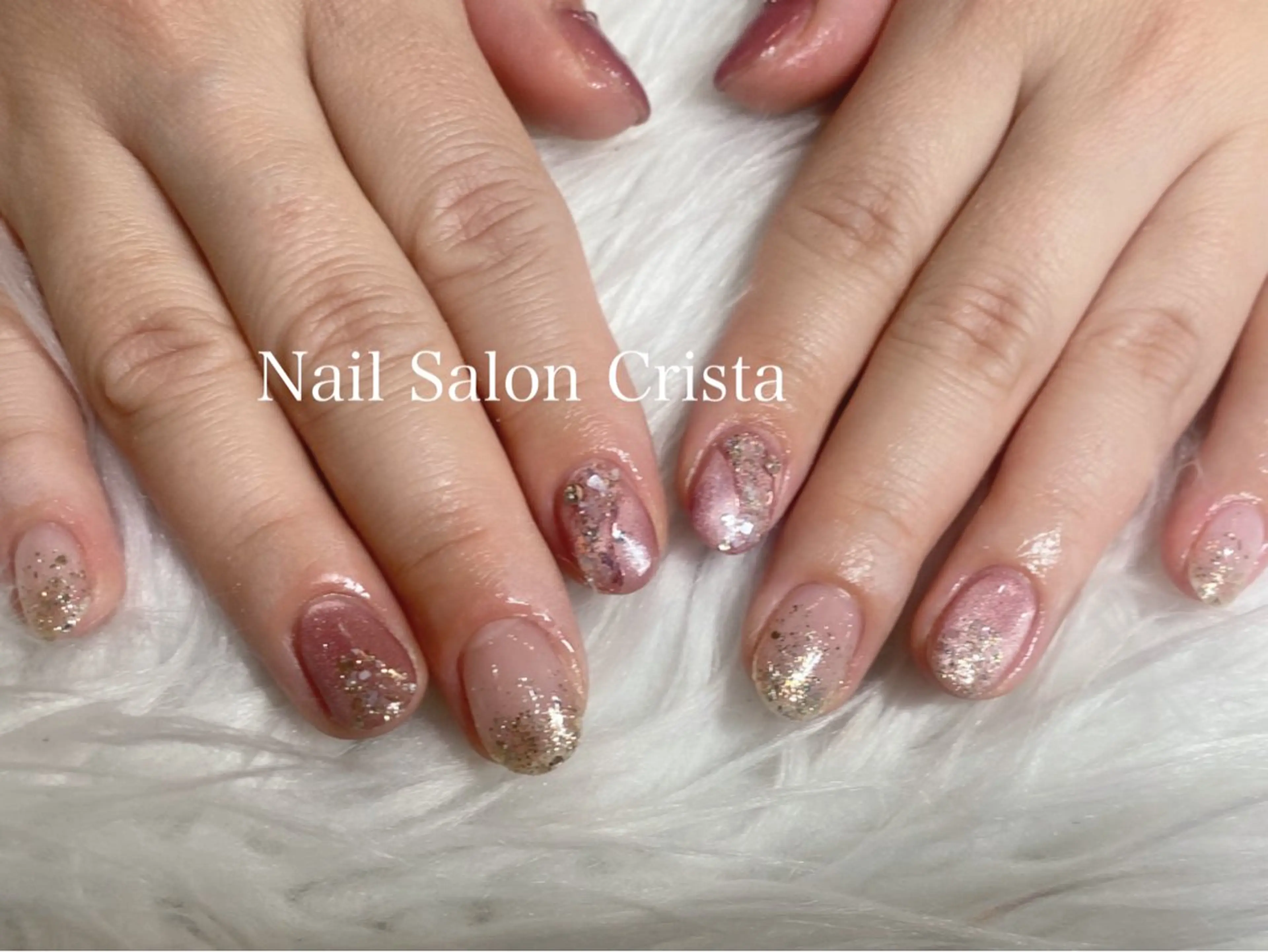 ネイル ジェルネイル パラジェル ハンドネイル CRISTA MOMOのネイルデザイン