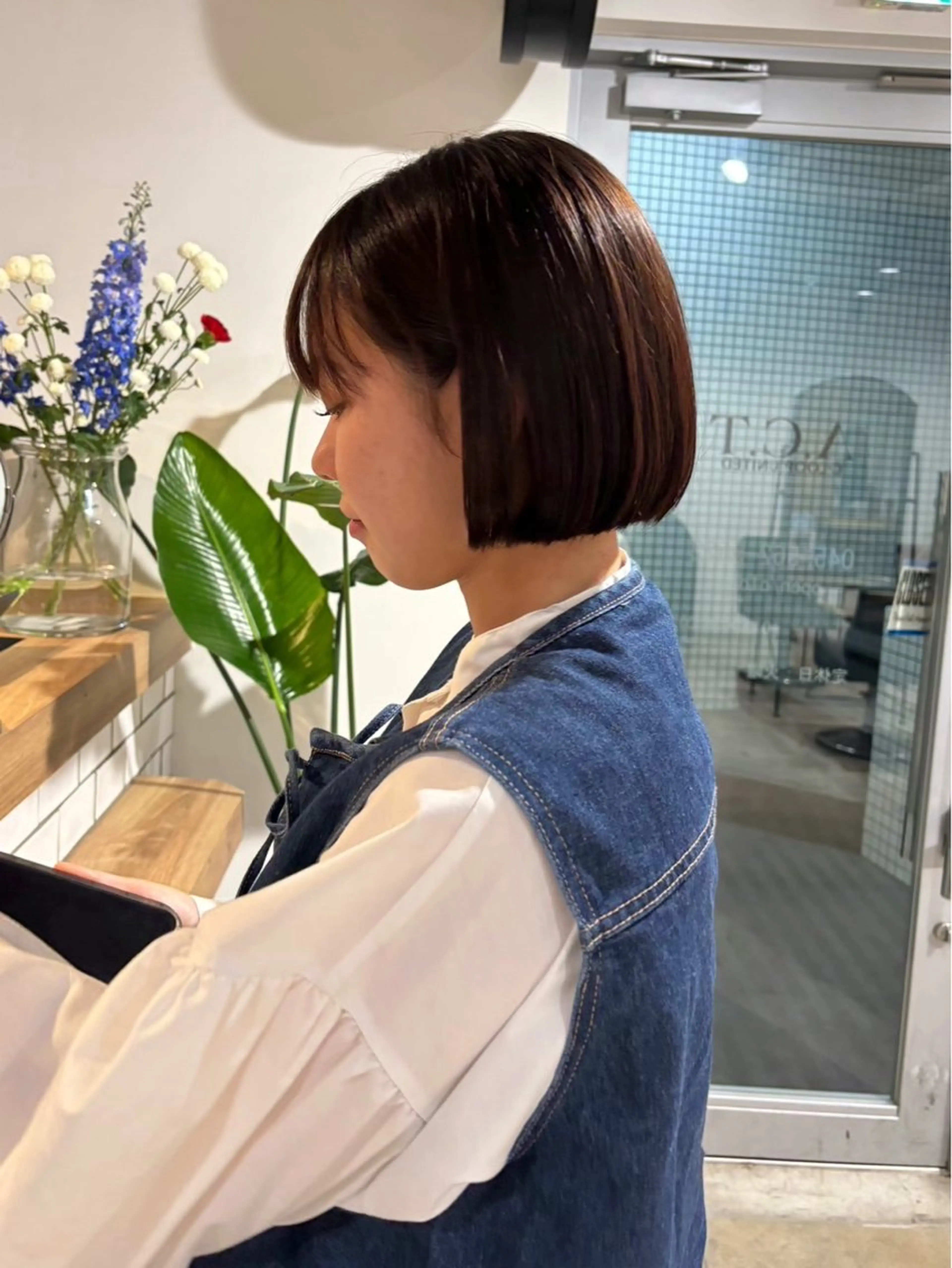 ショート ボブ ショートヘア 小顔カット カット トリートメント 無料モデル募集/ボブ /レイヤー/Rinのヘアスタイル