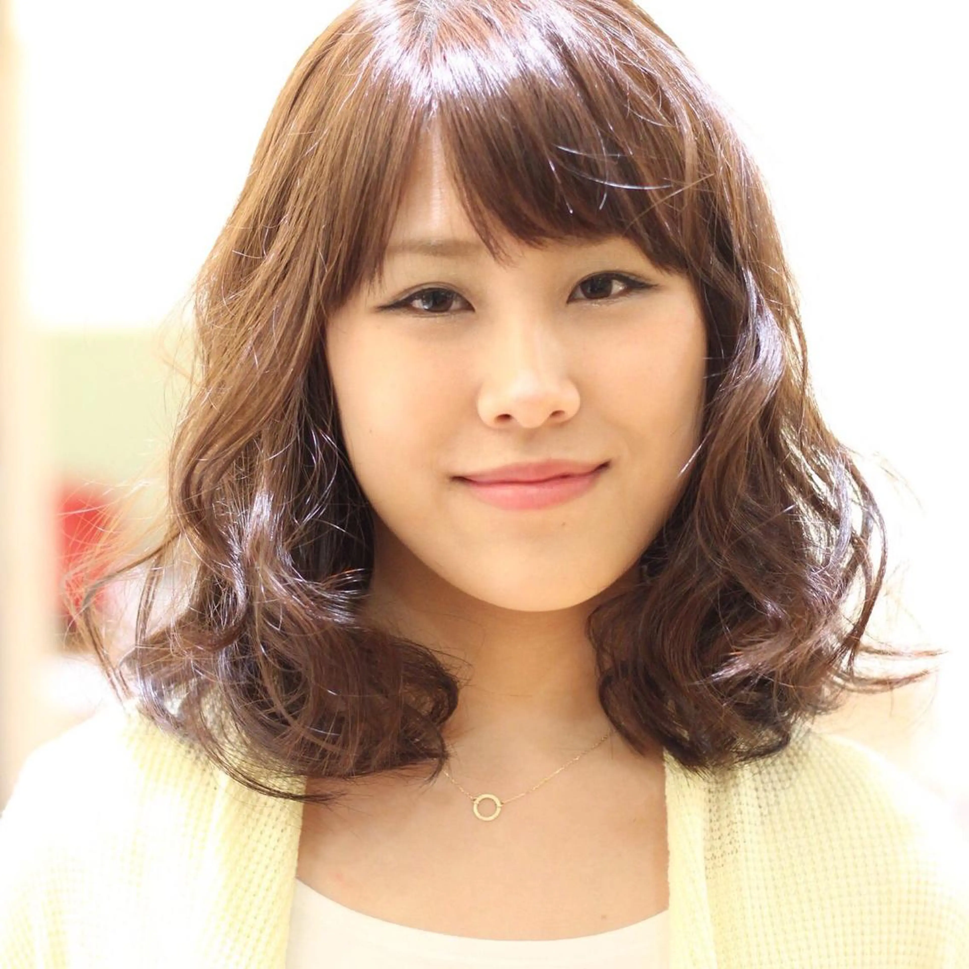 ミディアム セミロング カラー 桐谷 一史のヘアスタイル