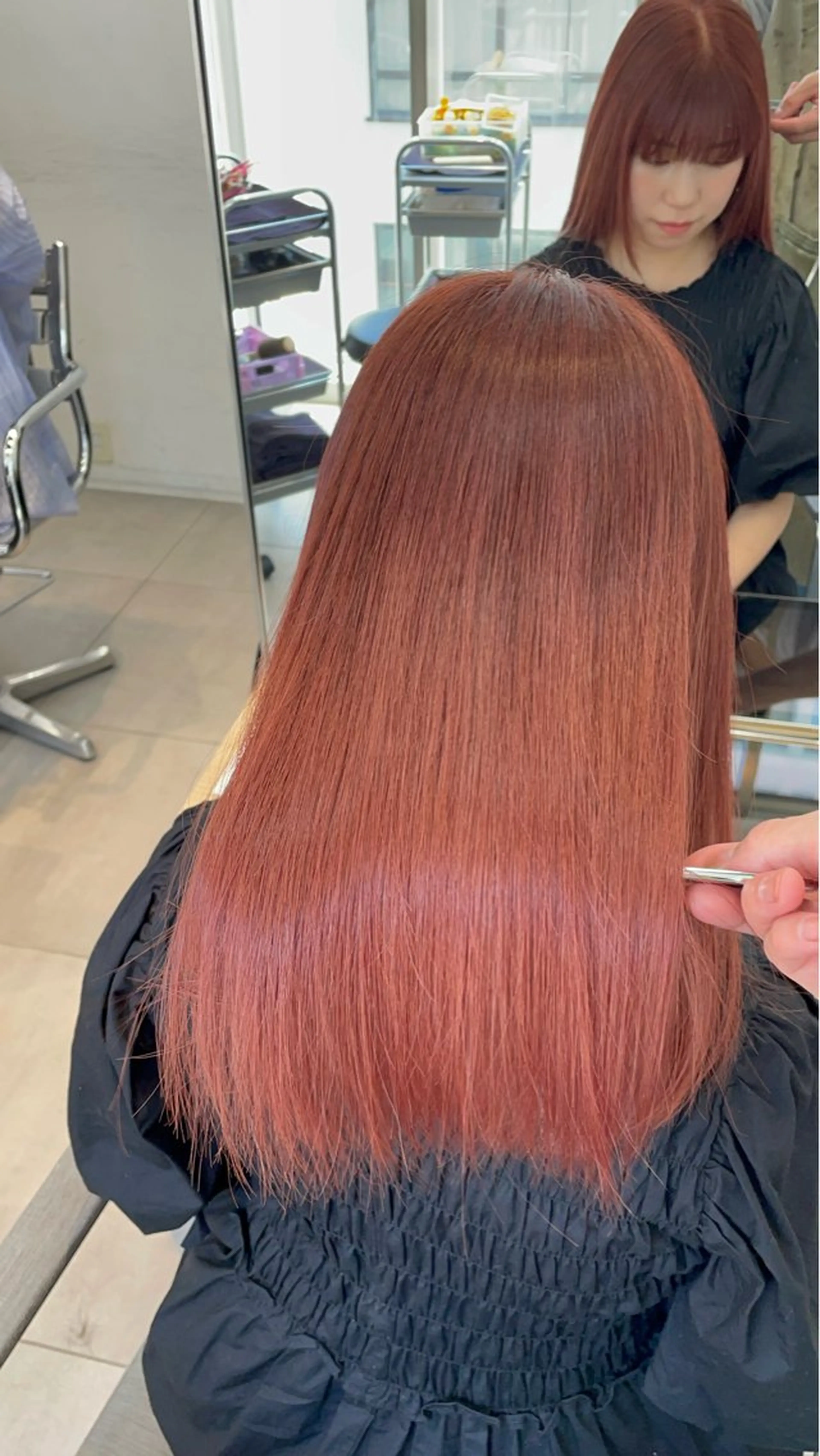 セミロング カラー 髪質改善 ✨髪質改善✨美髪 矯正🫧小泉のヘアスタイル
