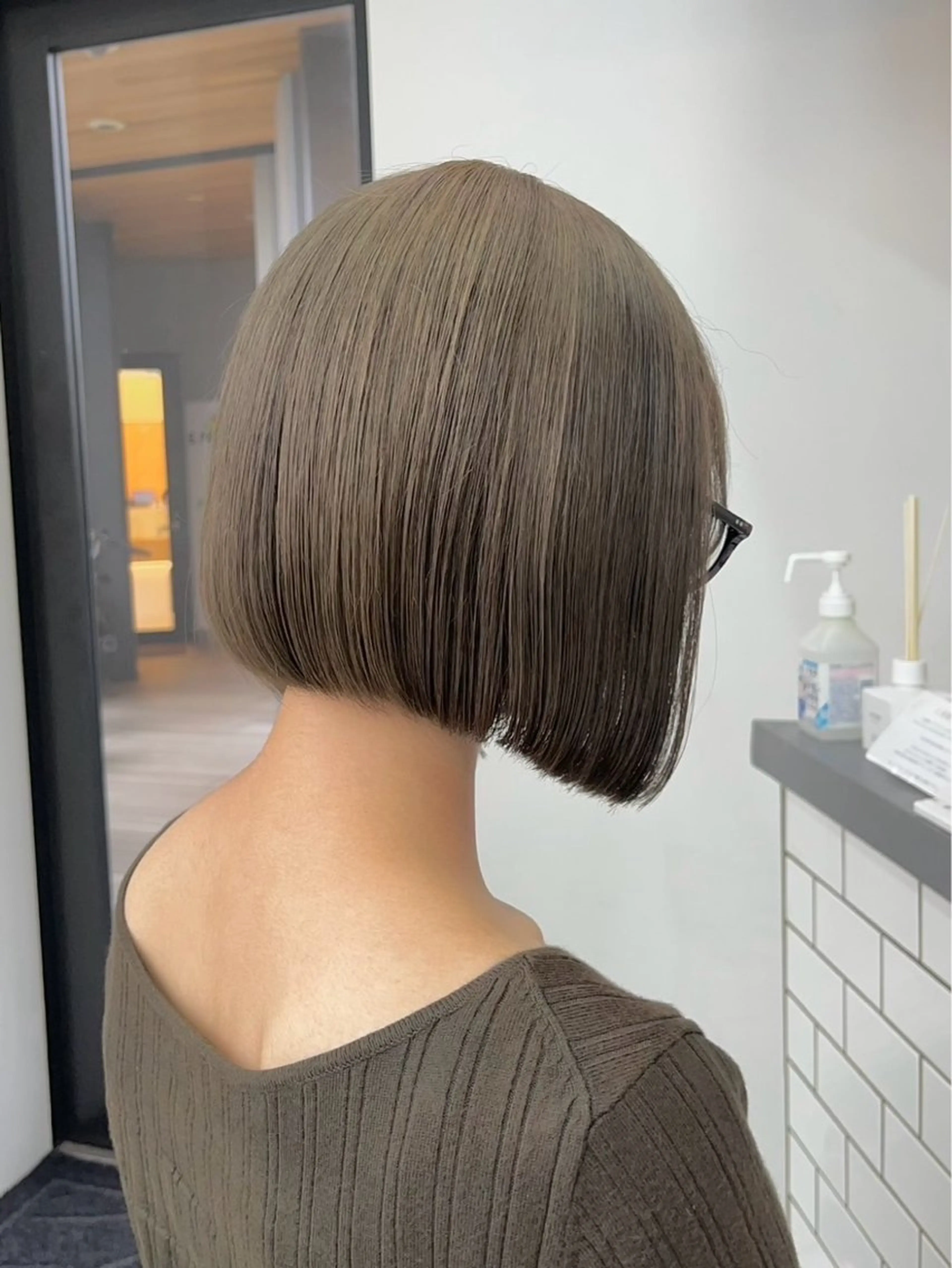 ショート カラー ヘアアレンジ カット ヘアカラー トリートメント ヘアセット 💎韓国ヘア/ 艶カラー💎souのヘアスタイル