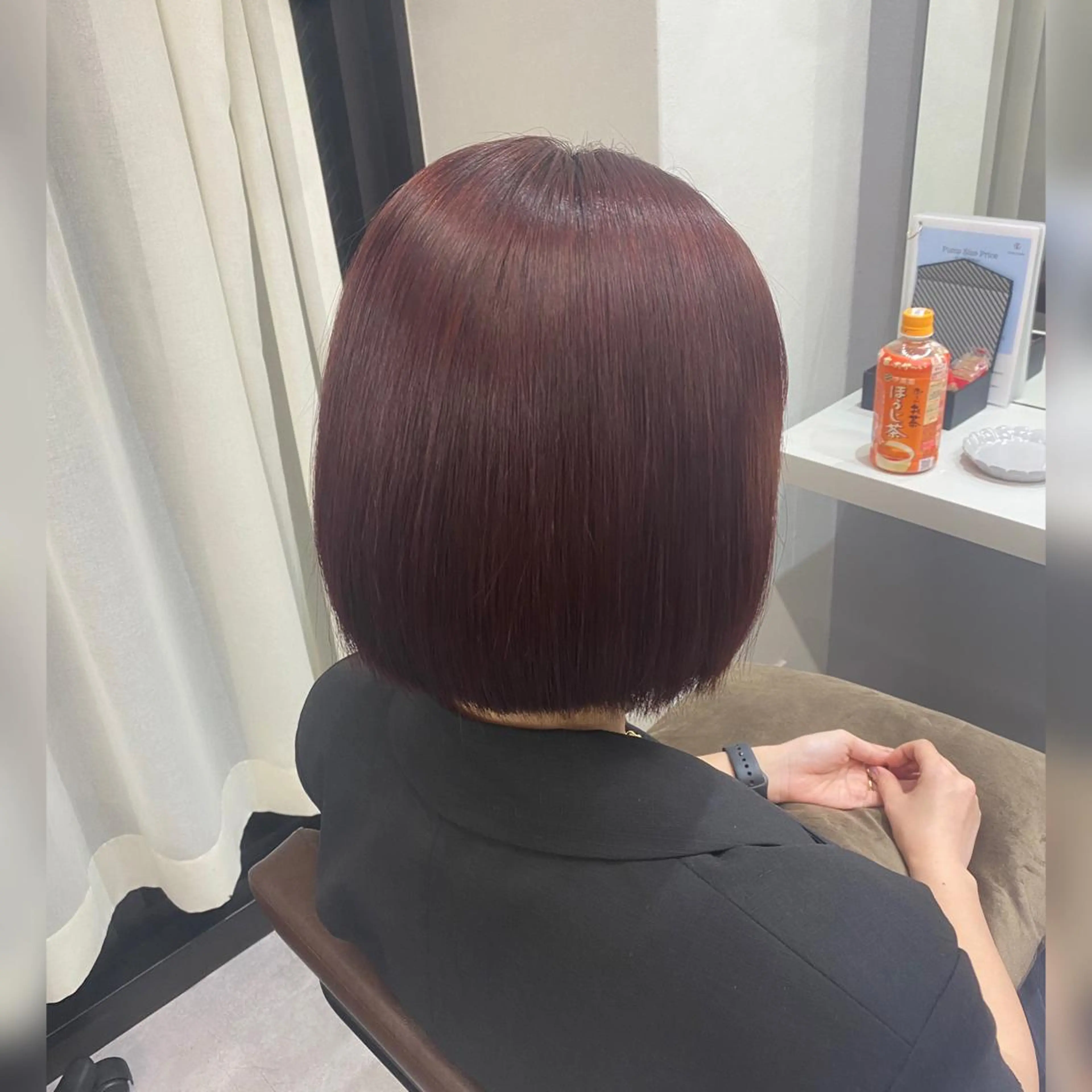 ショート カラー ブリーチ ブリーチなしカラー レッドカラー カット ヘアカラー トリートメント 韓国風cut/ 縮毛矯正/正岡幹康のヘアスタイル