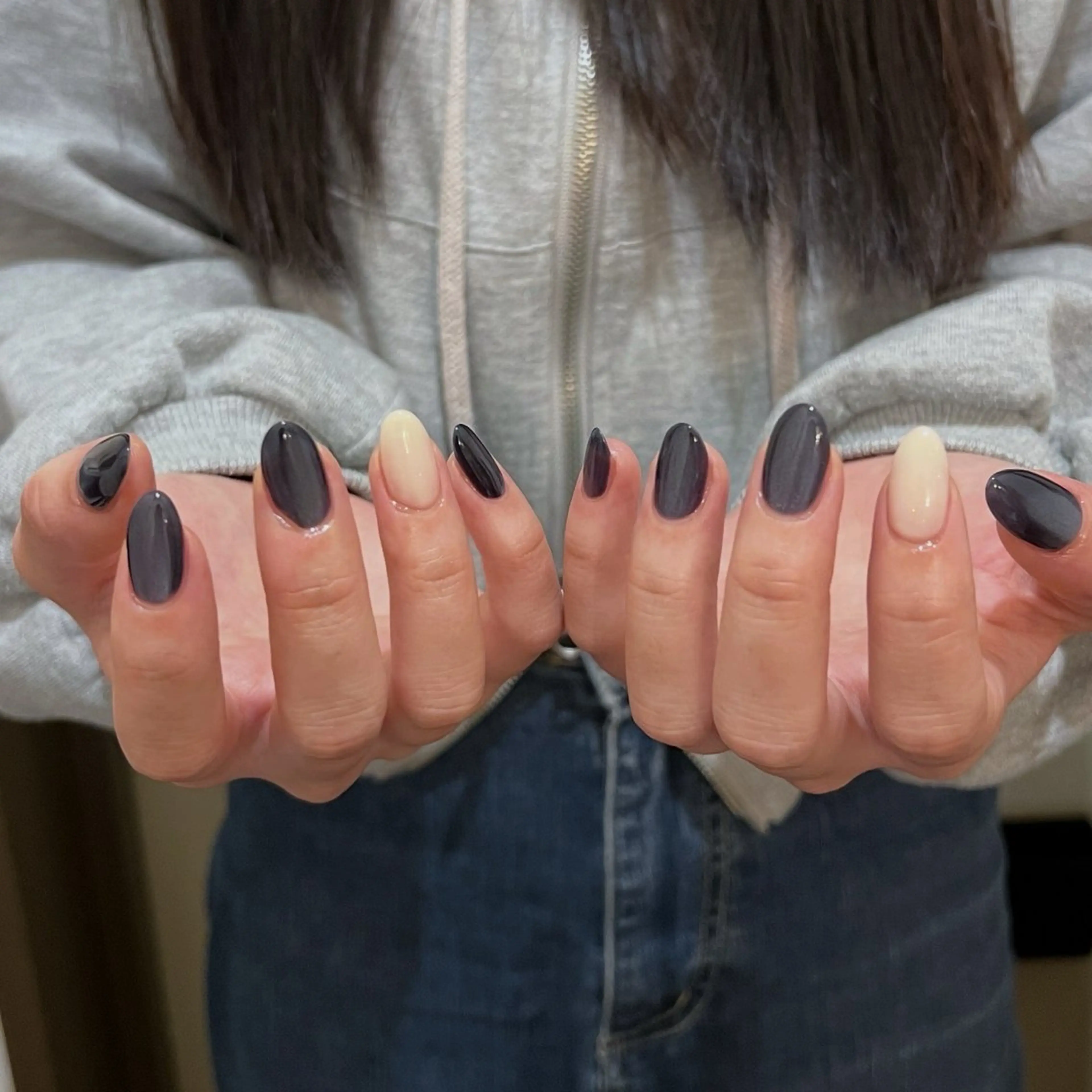 ネイル フラッシュネイル マグネットネイル urun eriのネイルデザイン